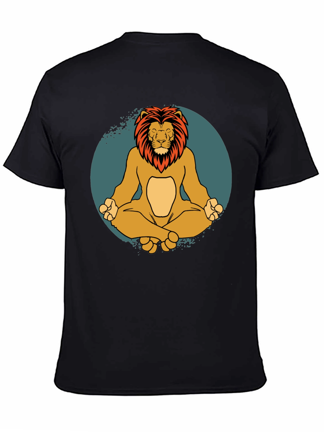 Meditating Lion Graphic Tee