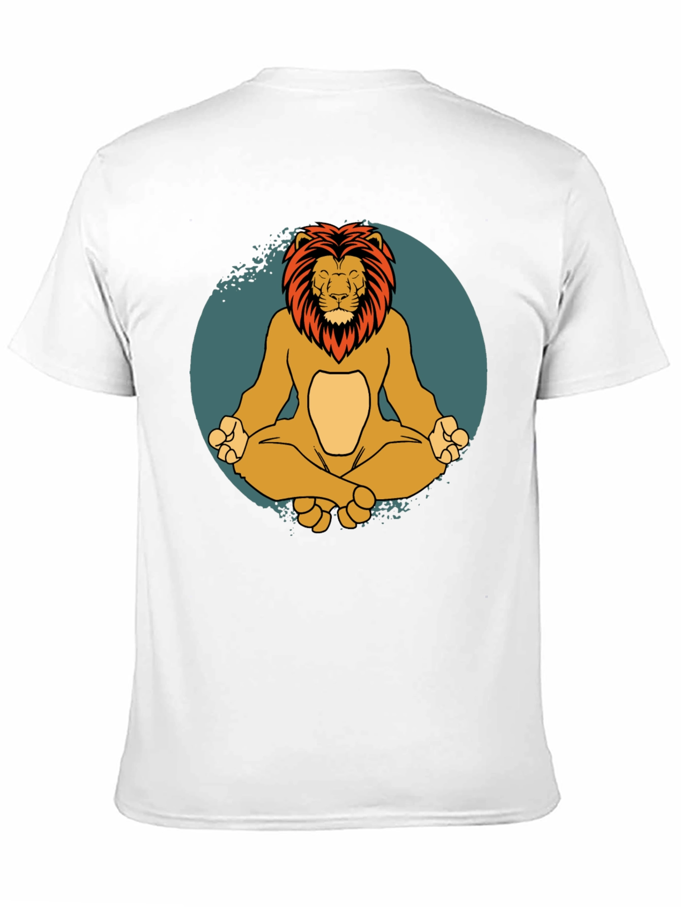Meditating Lion Graphic Tee