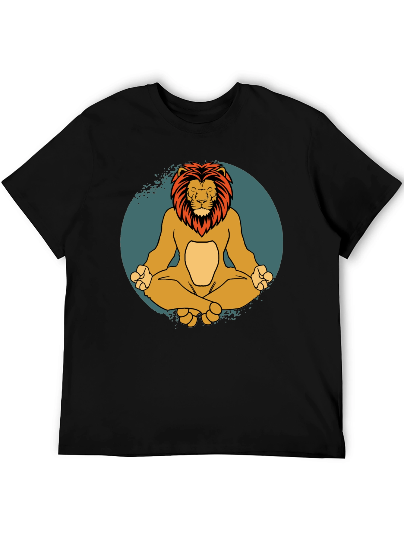 Meditating Lion Graphic Tee