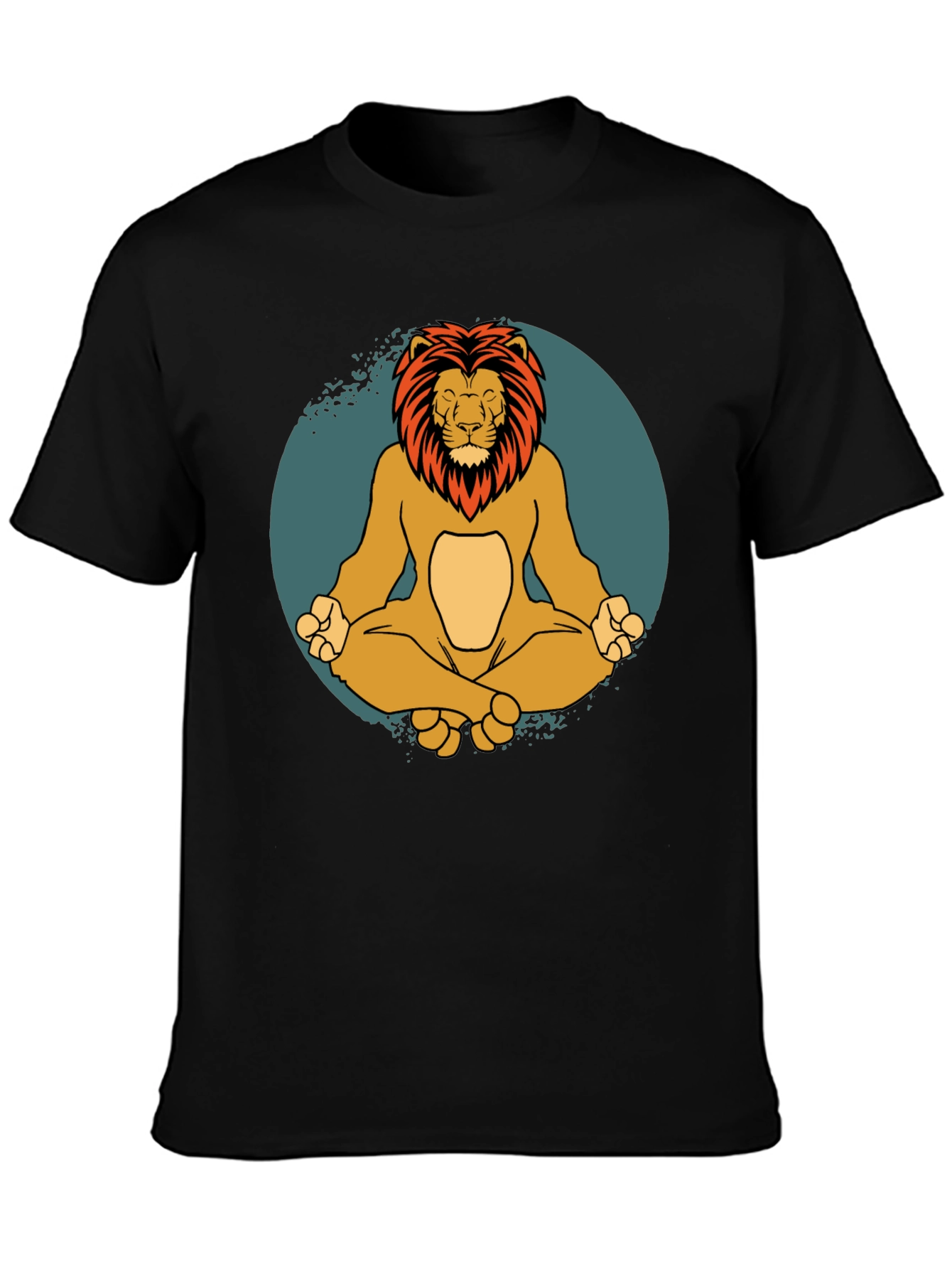 Meditating Lion Graphic Tee