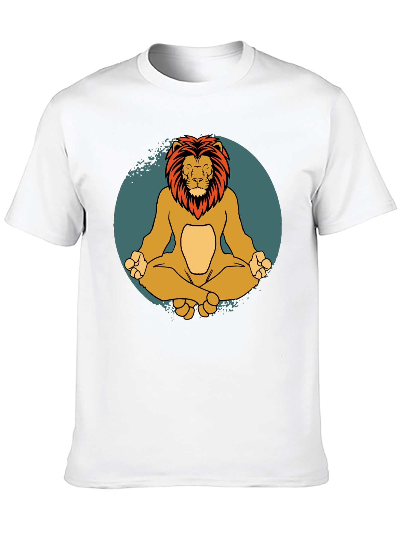 Meditating Lion Graphic Tee