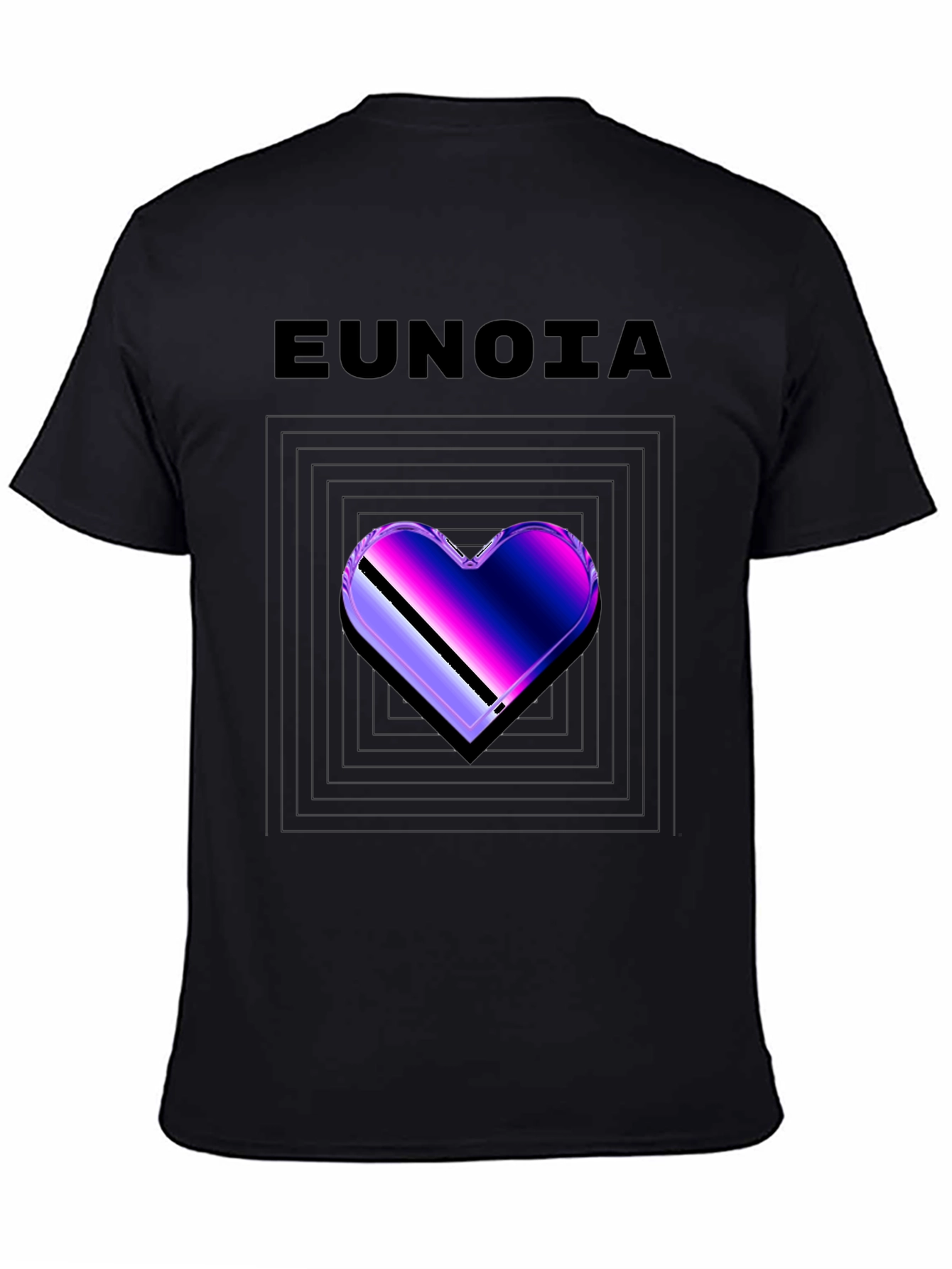 Eunoia Heart Graphic Tee - Modern Style