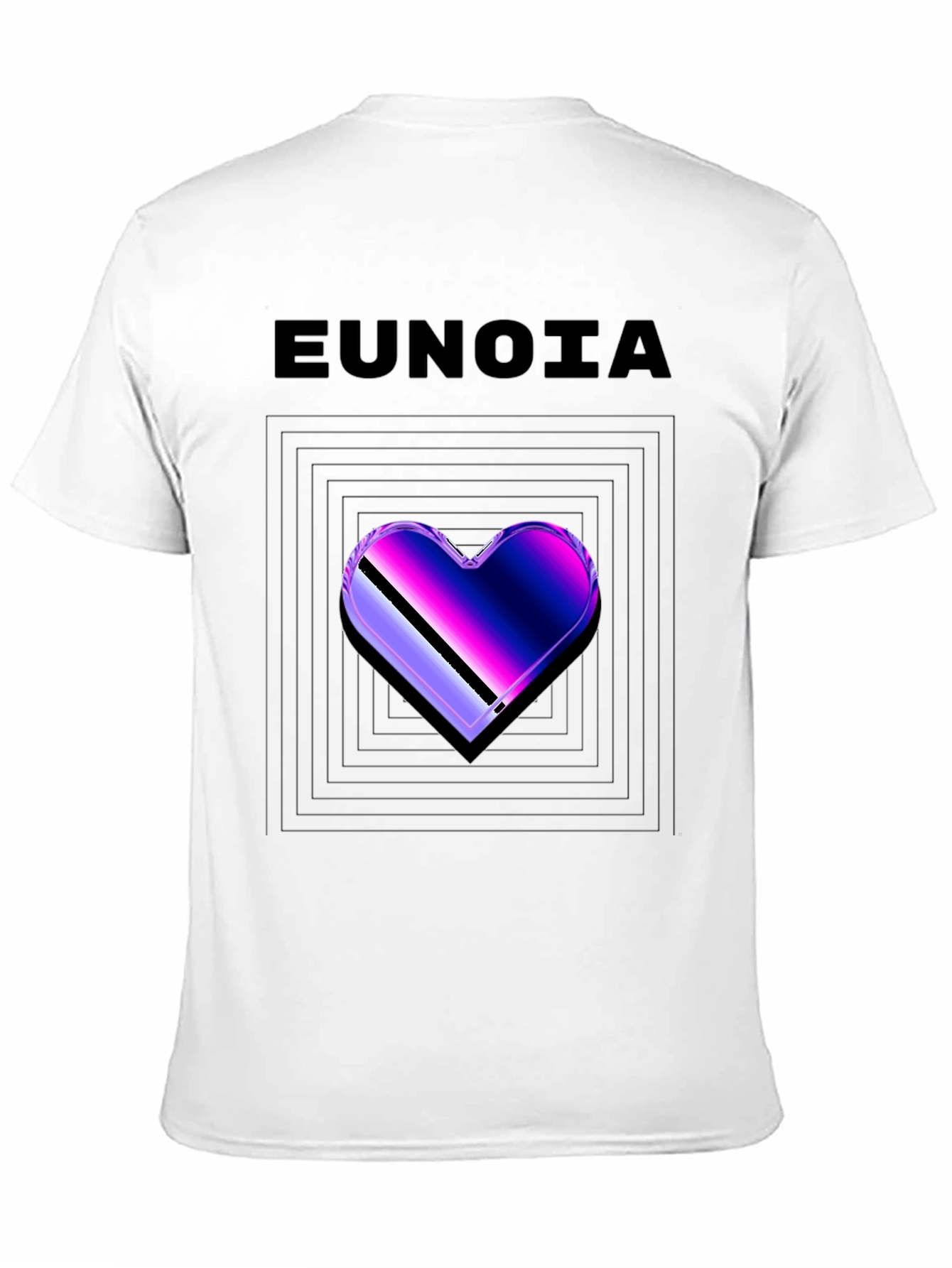 Eunoia Heart Graphic Tee - Modern Style