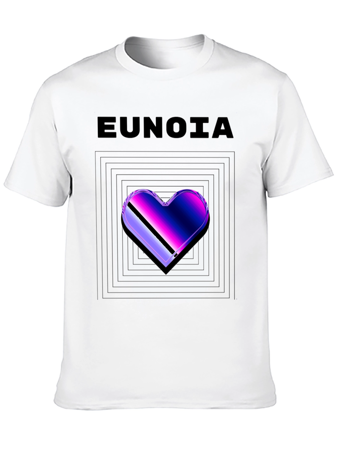 Eunoia Heart Graphic Tee - Modern Style