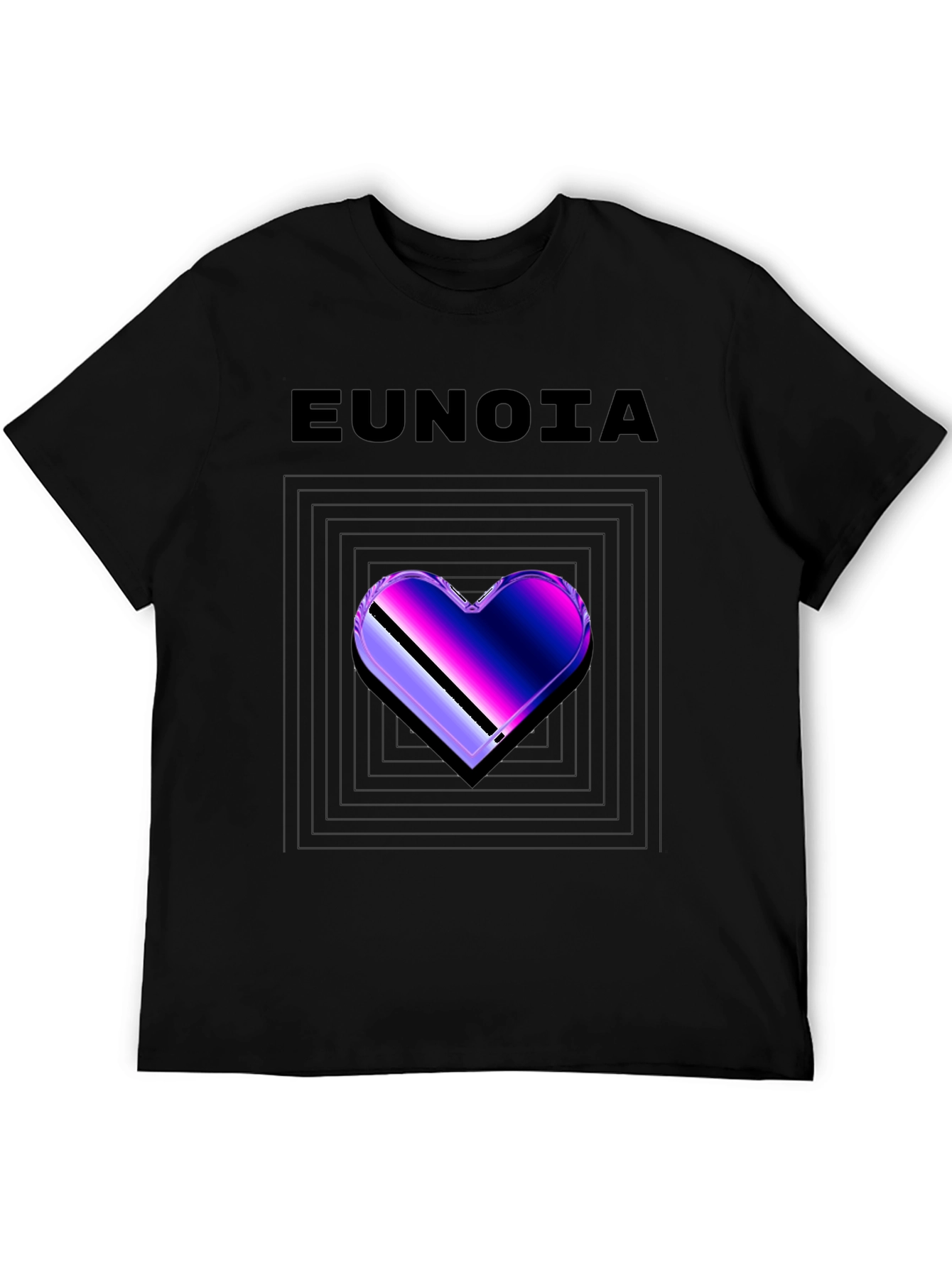 Eunoia Heart Graphic Tee - Modern Style