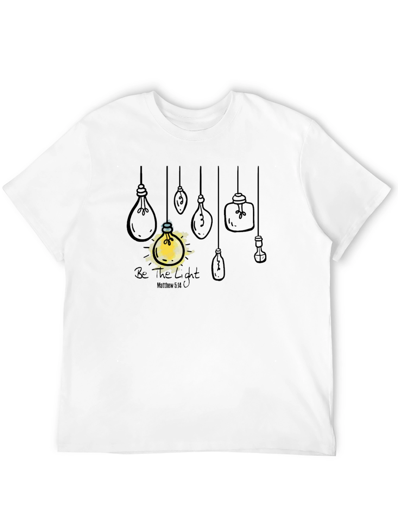 Be The Light T-Shirt - Christian Inspired Design