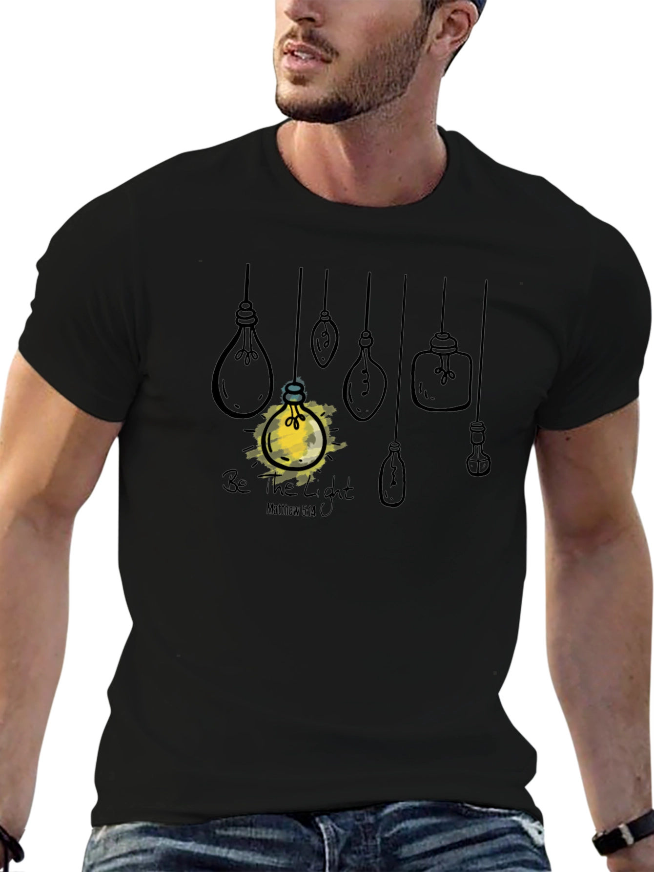 Be The Light T-Shirt - Christian Inspired Design