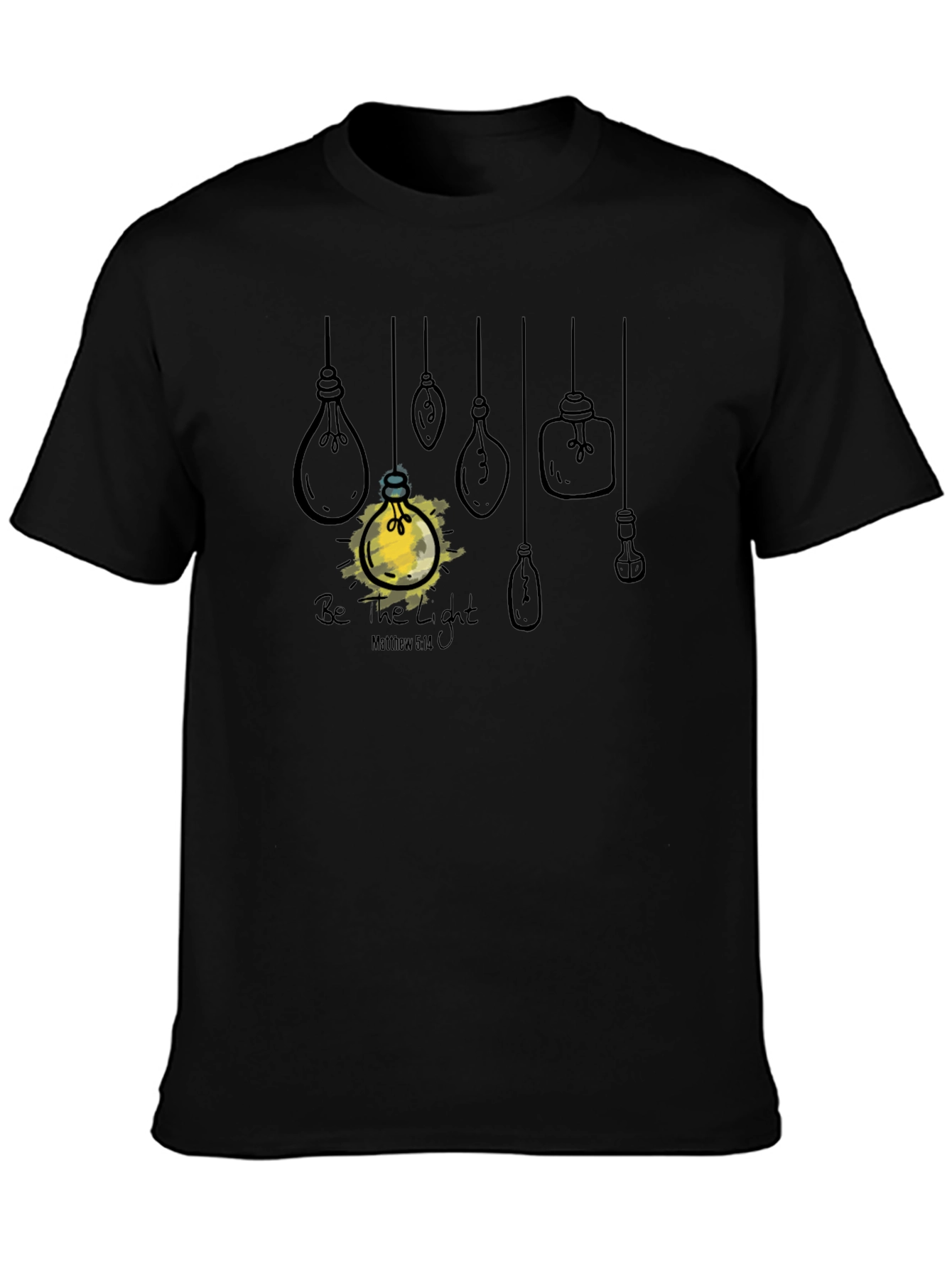 Be The Light T-Shirt - Christian Inspired Design