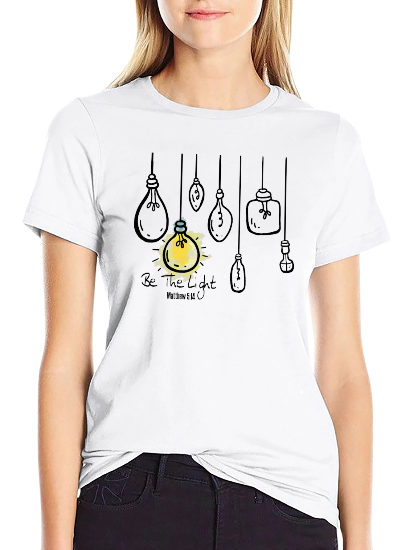 Be The Light T-Shirt - Christian Inspired Design
