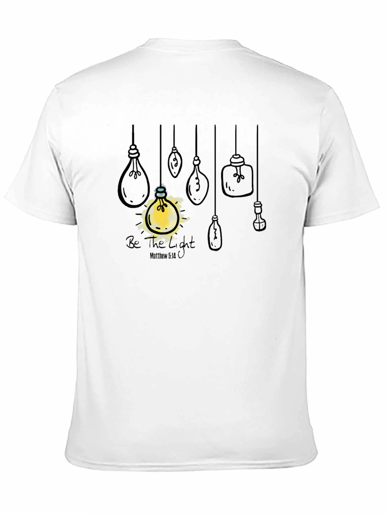 Be The Light T-Shirt - Christian Inspired Design