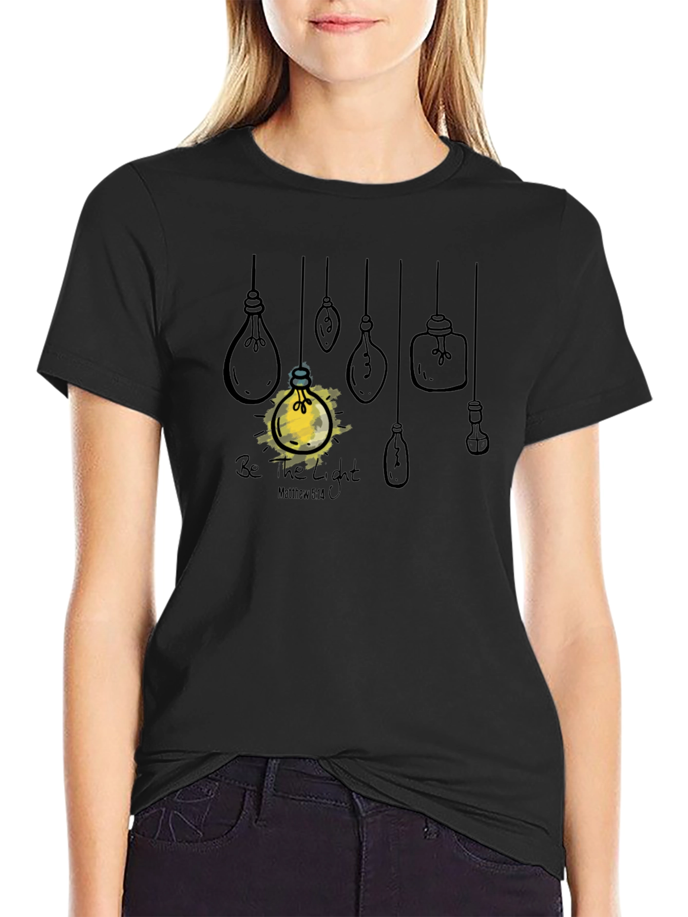 Be The Light T-Shirt - Christian Inspired Design