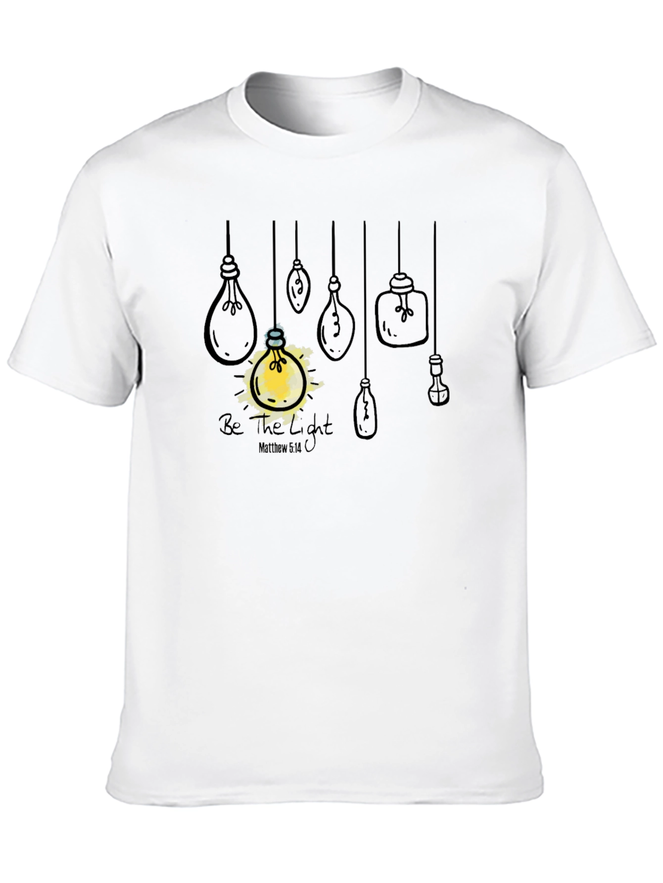 Be The Light T-Shirt - Christian Inspired Design
