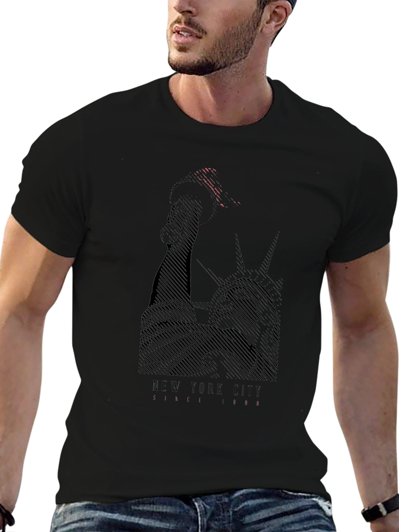 New York City Statue of Liberty Graphic Tee