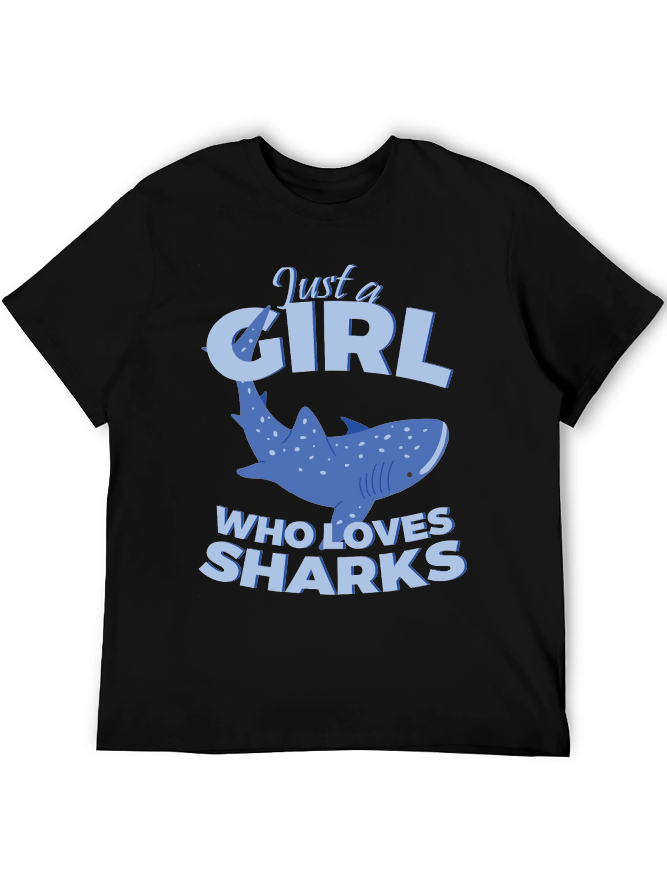 Just a Girl Who Loves Sharks T-Shirt