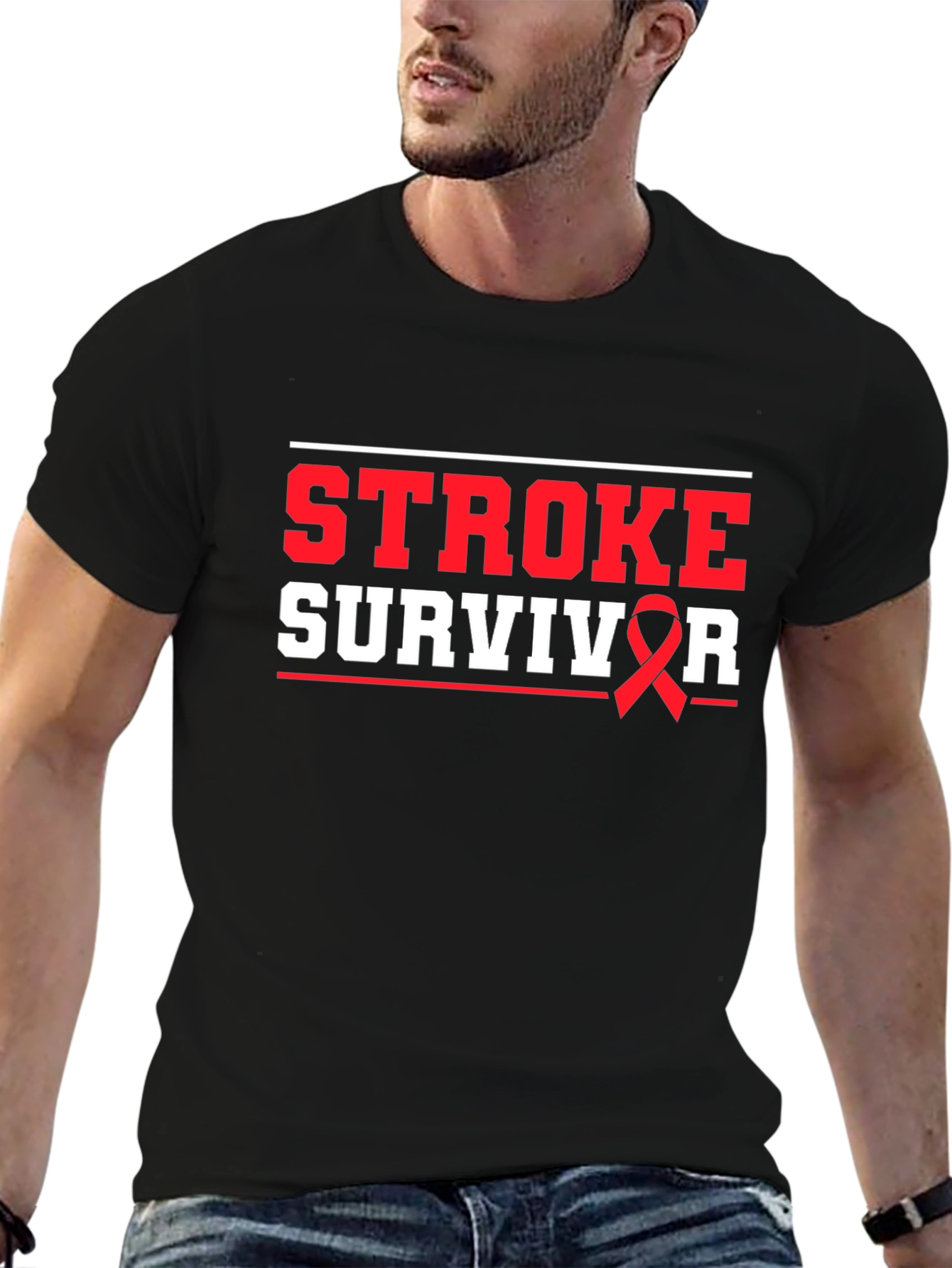 Stroke Survivor Awareness Ribbon T-Shirt