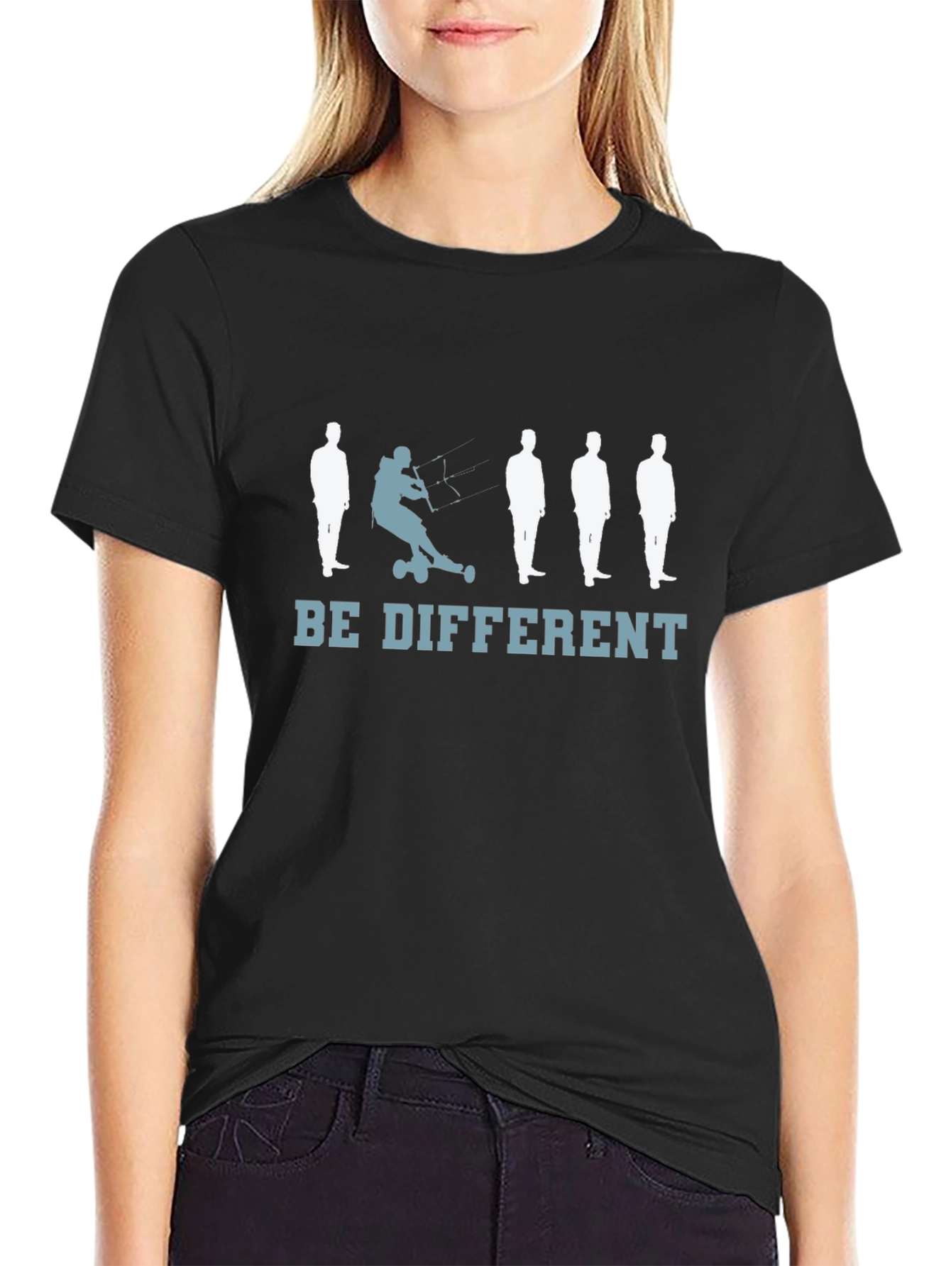 Be Different Tee: Kiteboarding Graphic T-Shirt