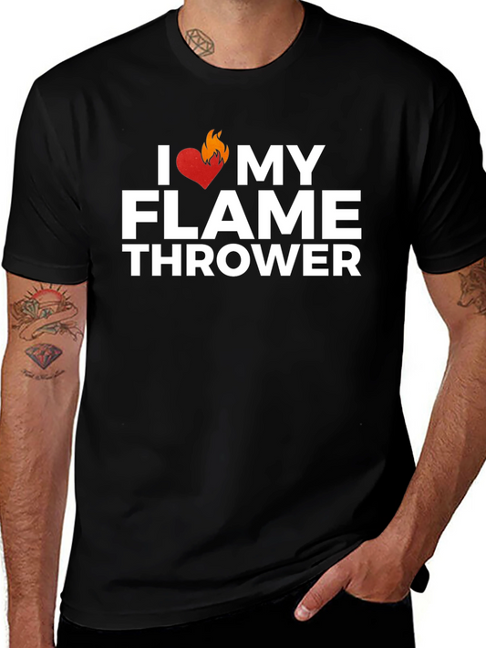 I Heart My Flamethrower Graphic Tee