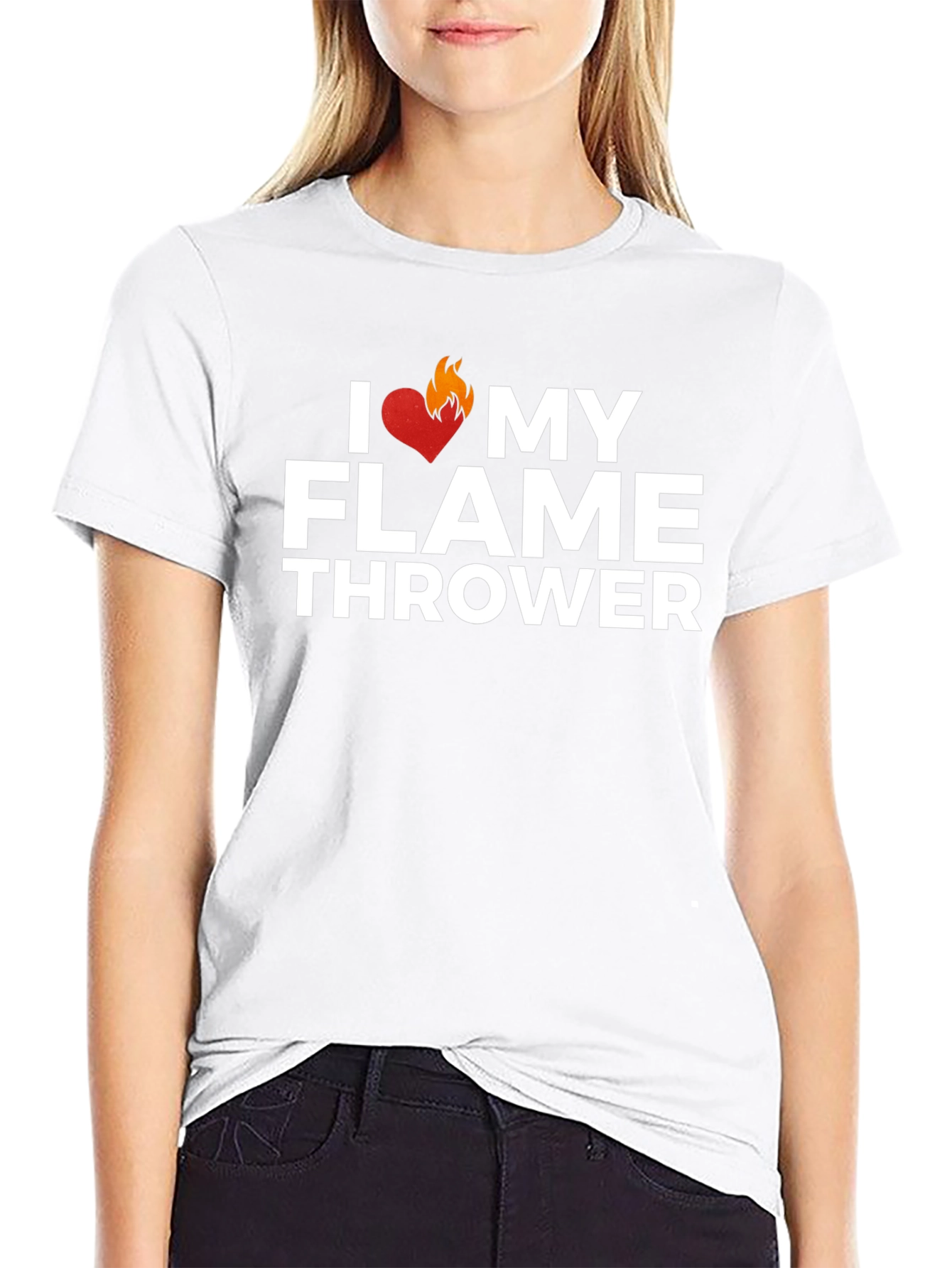 I Heart My Flamethrower Graphic Tee