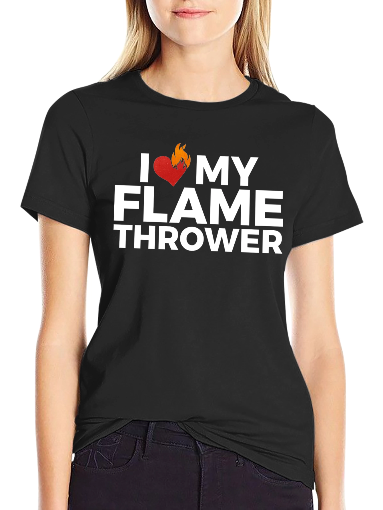 I Heart My Flamethrower Graphic Tee