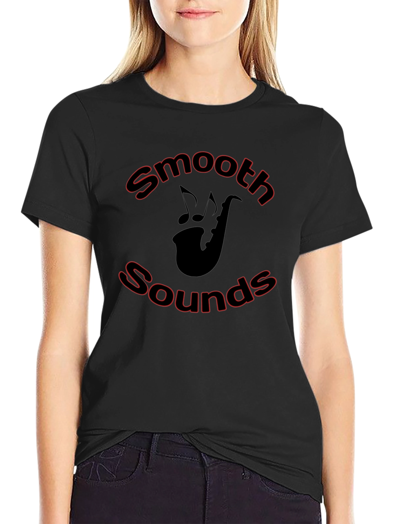 Smooth Sounds Saxophone Graphic T-Shirt