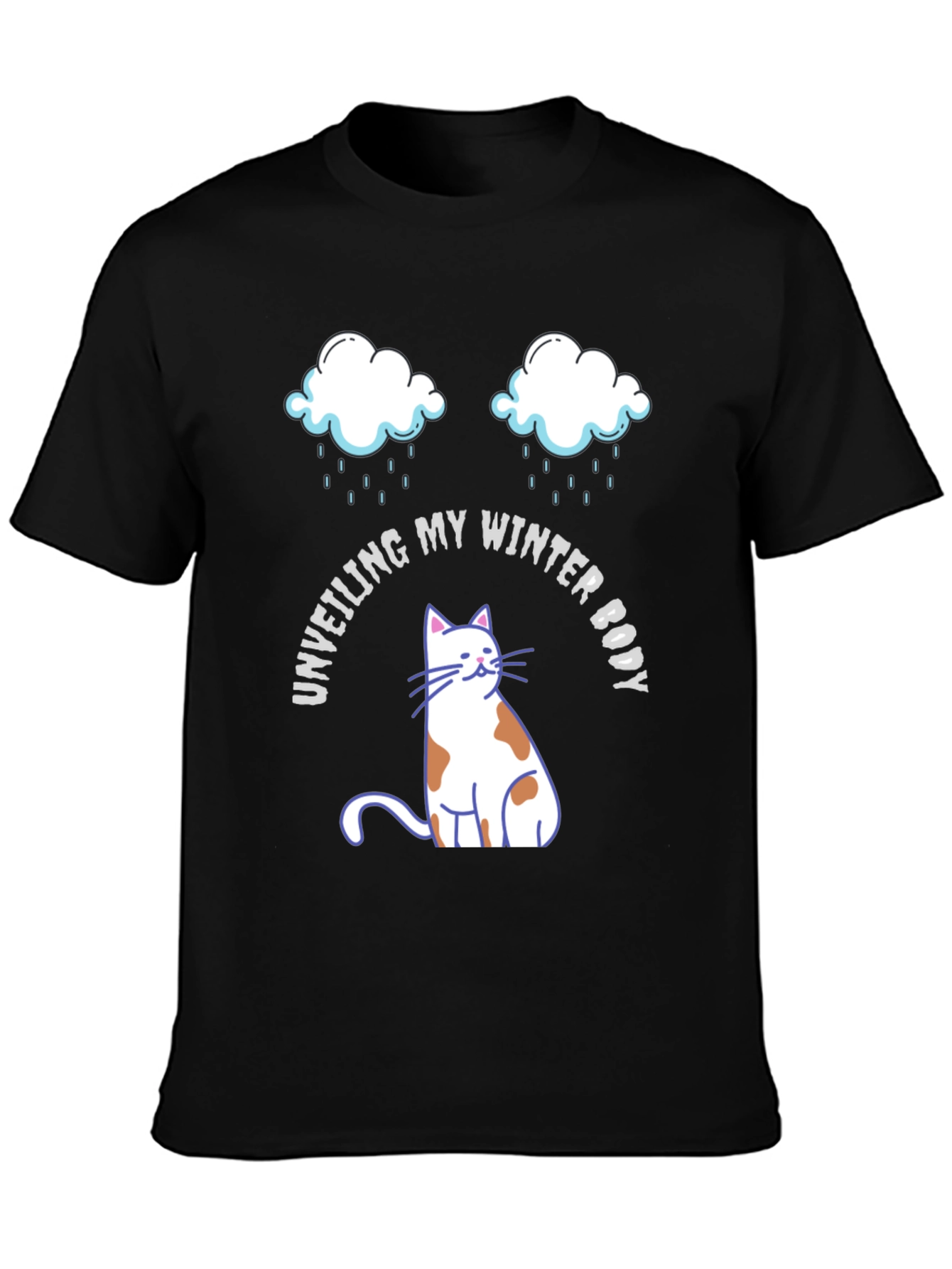 Unveiling Winter Body T-Shirt - Cat Graphic Tee