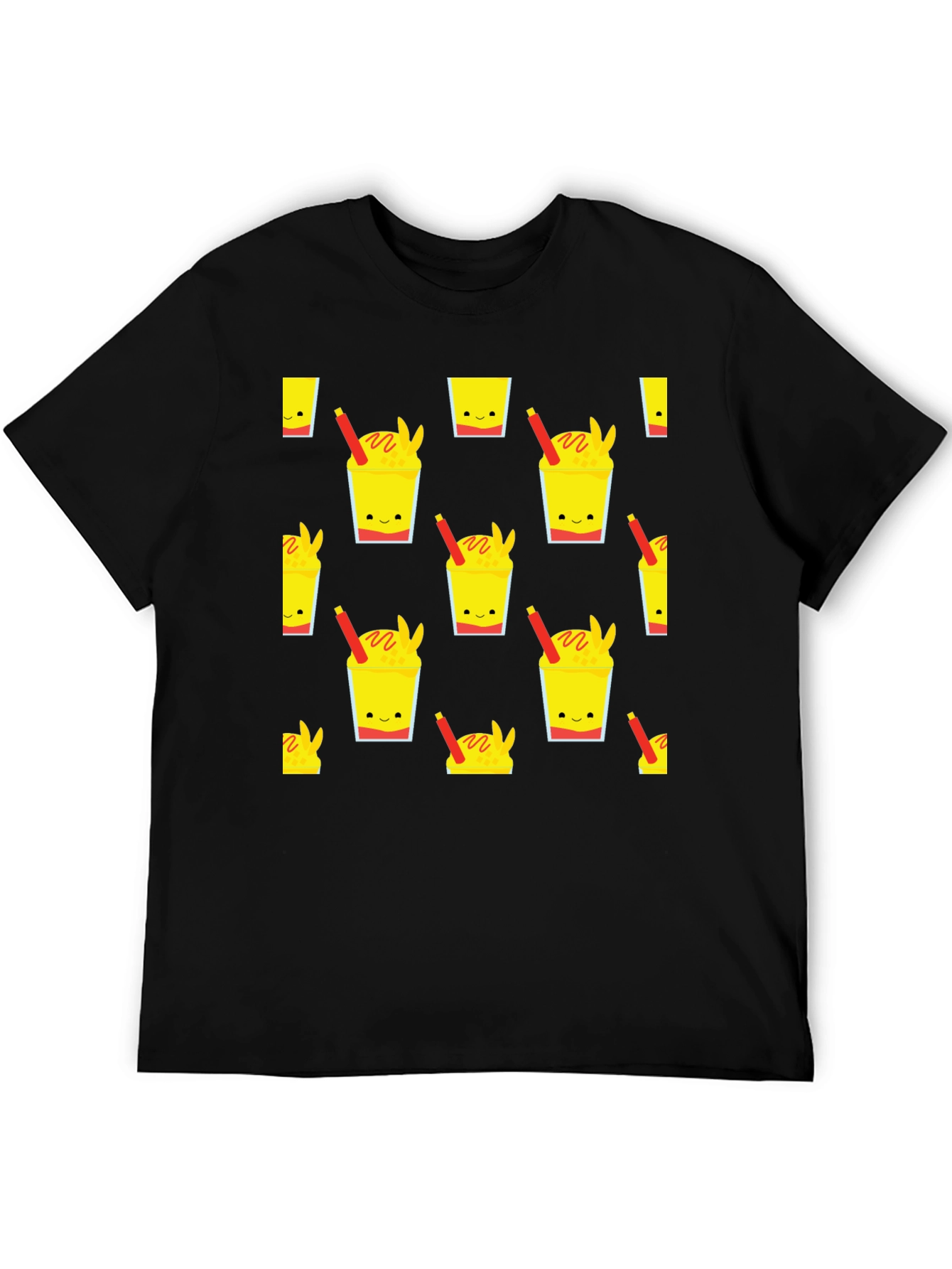 Novelty Drink Pattern T-Shirt