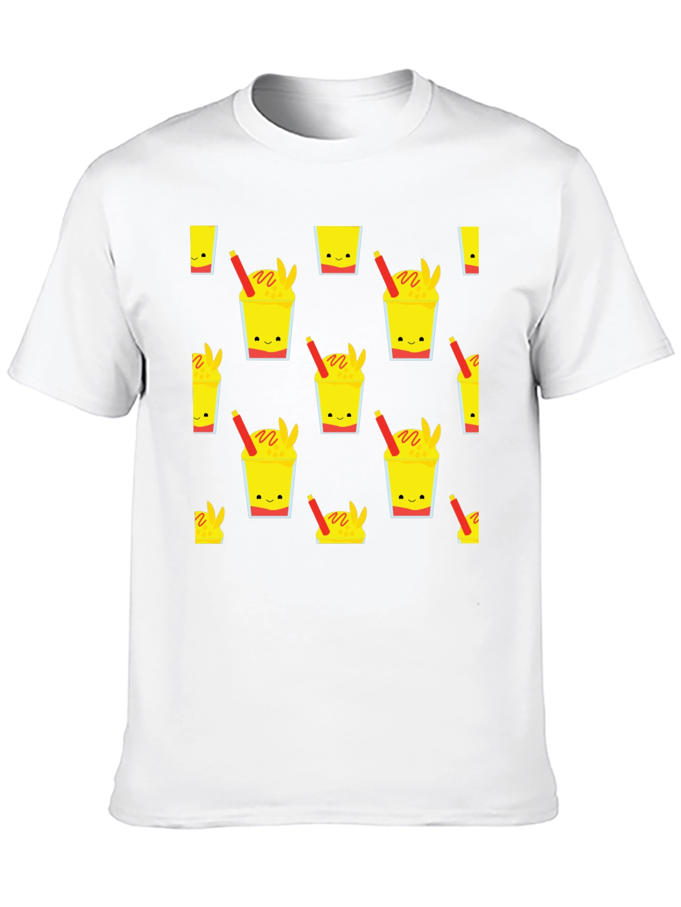 Novelty Drink Pattern T-Shirt