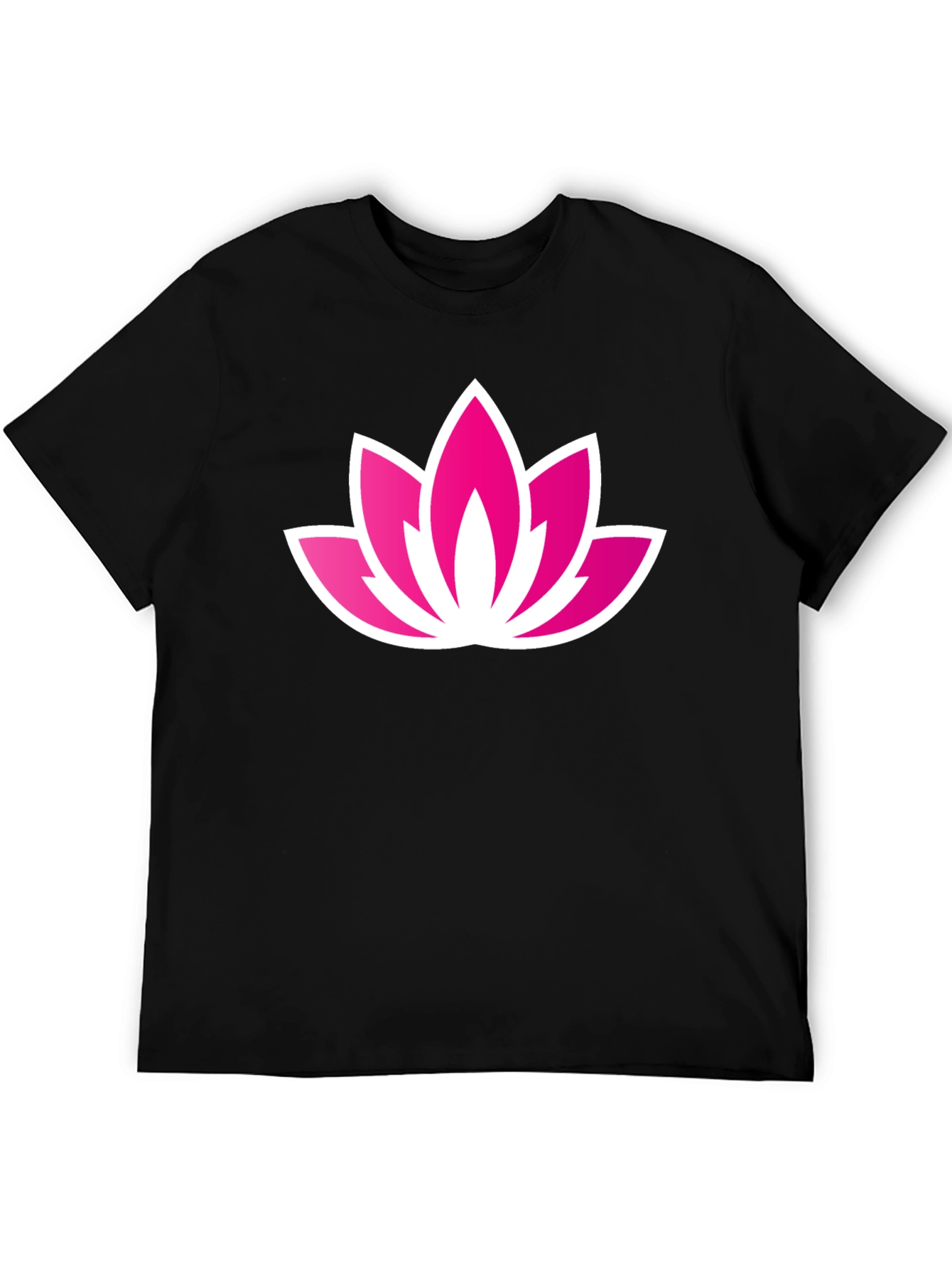 Lotus Flower Graphic Tee - Casual Comfort