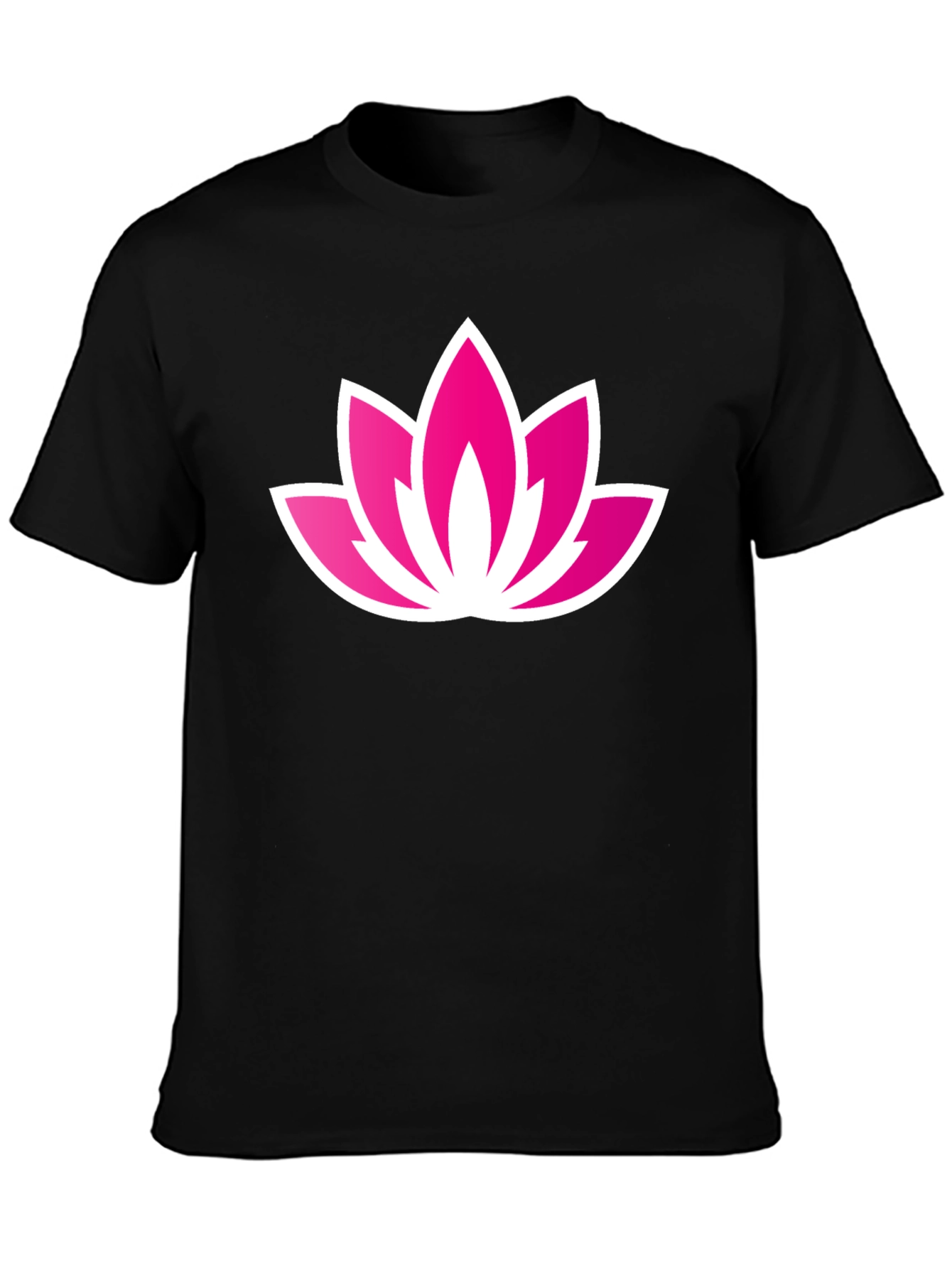 Lotus Flower Graphic Tee - Casual Comfort