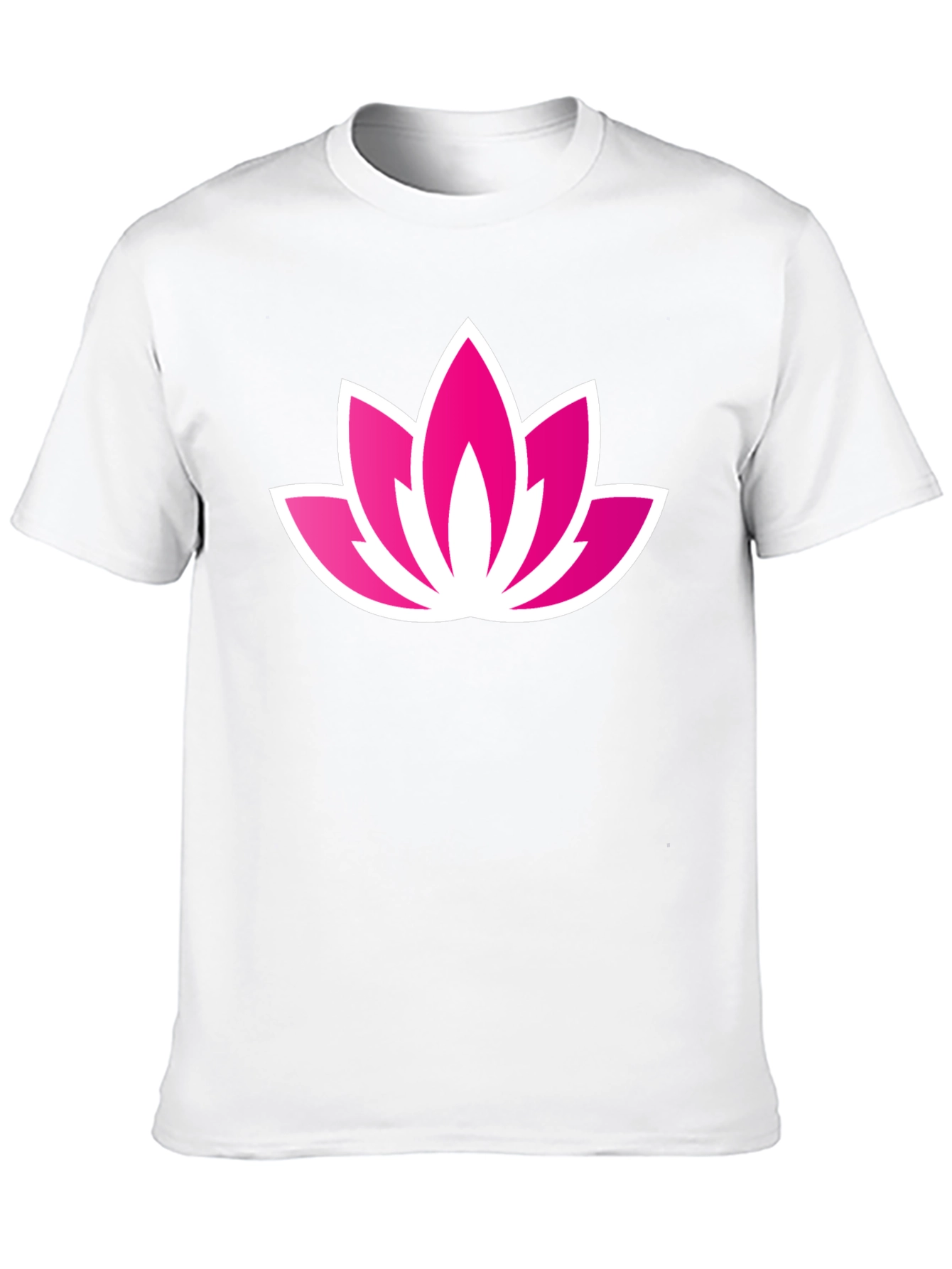 Lotus Flower Graphic Tee - Casual Comfort