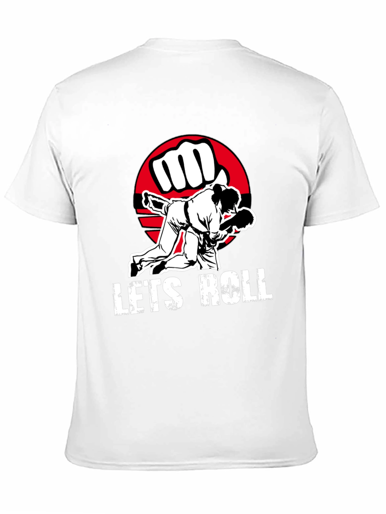 Lets Roll Jiu Jitsu Graphic Tee - Black