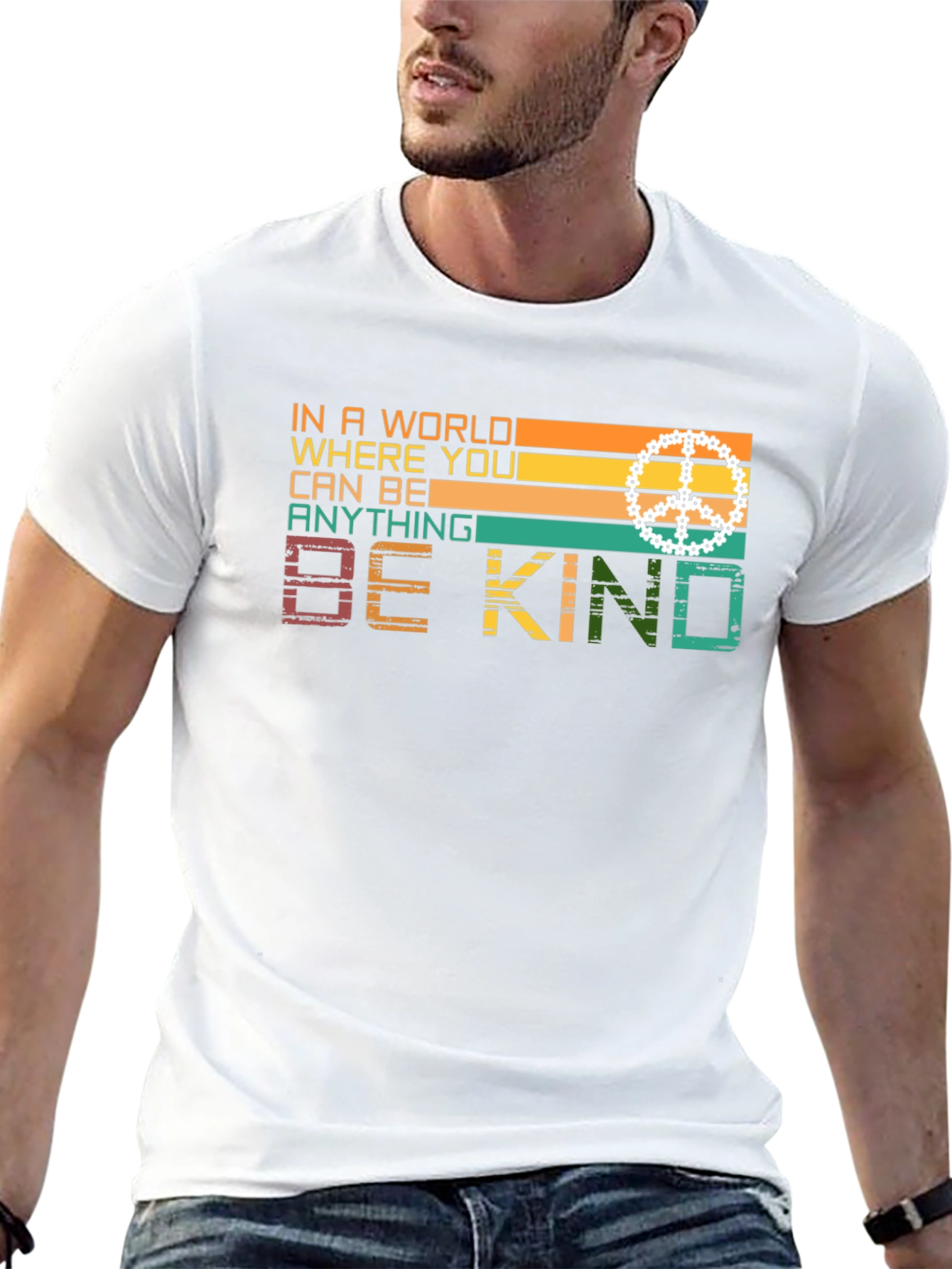 Be Kind Retro Style Graphic T-Shirt