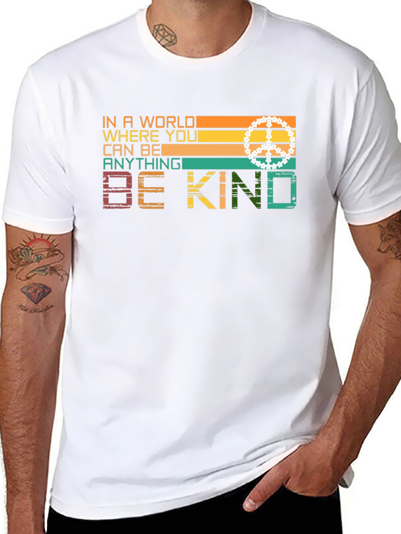 Be Kind Retro Style Graphic T-Shirt