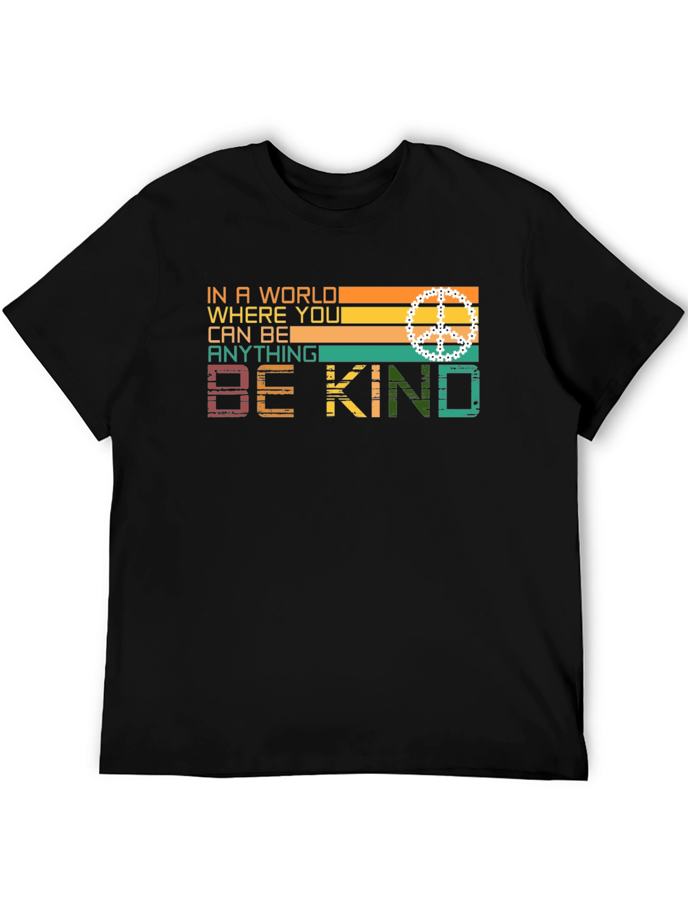 Be Kind Retro Style Graphic T-Shirt