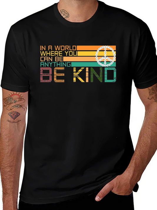 Be Kind Retro Style Graphic T-Shirt