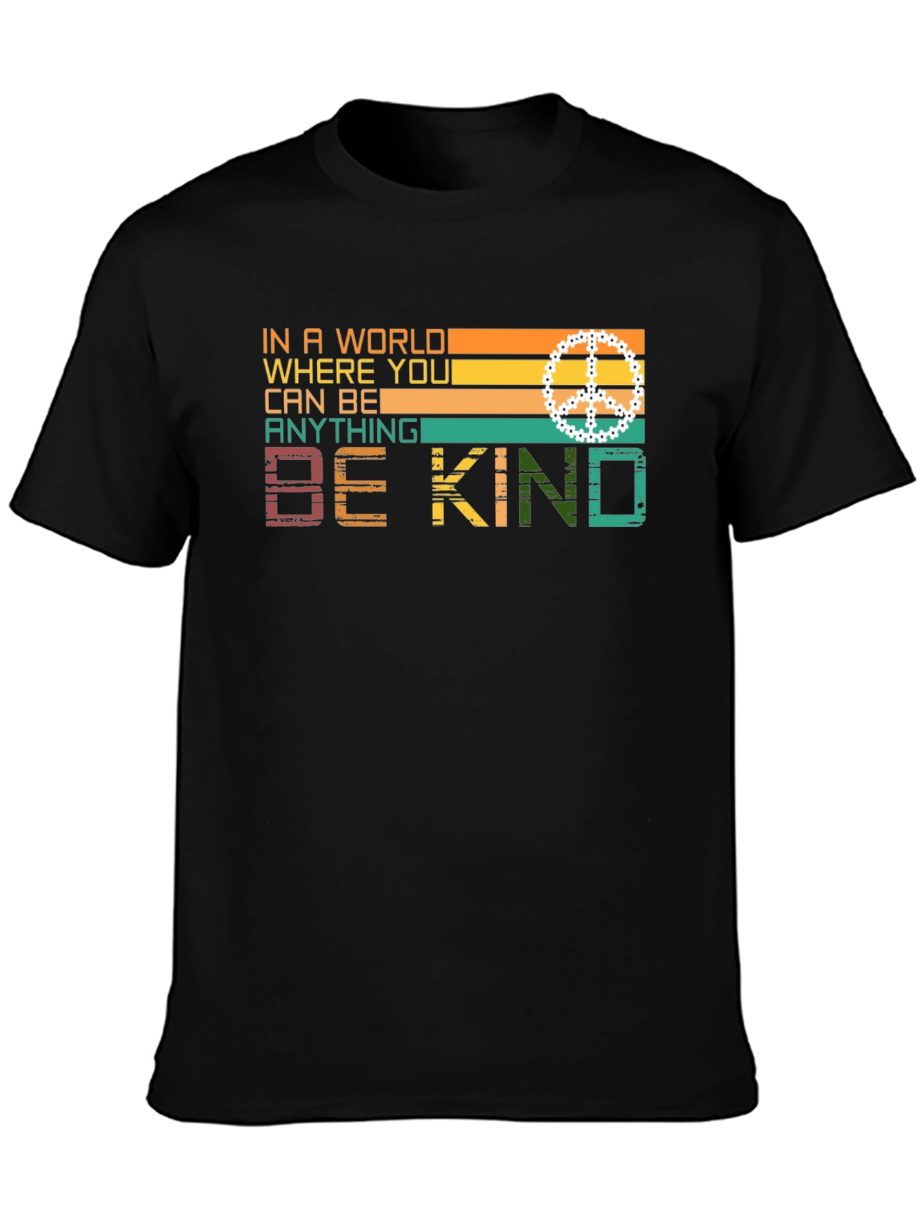Be Kind Retro Style Graphic T-Shirt