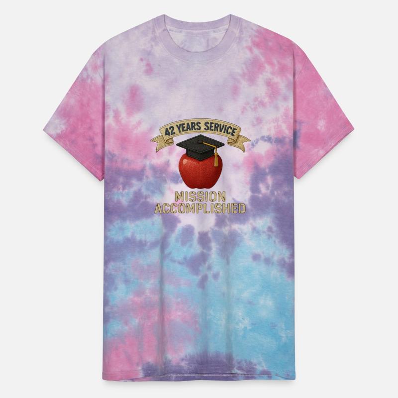 42 Years Service T-Shirt Mission Accomplished