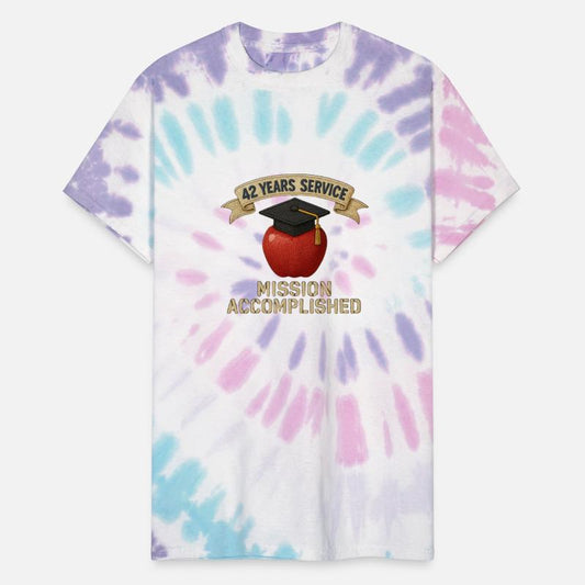 42 Years Service T-Shirt Mission Accomplished