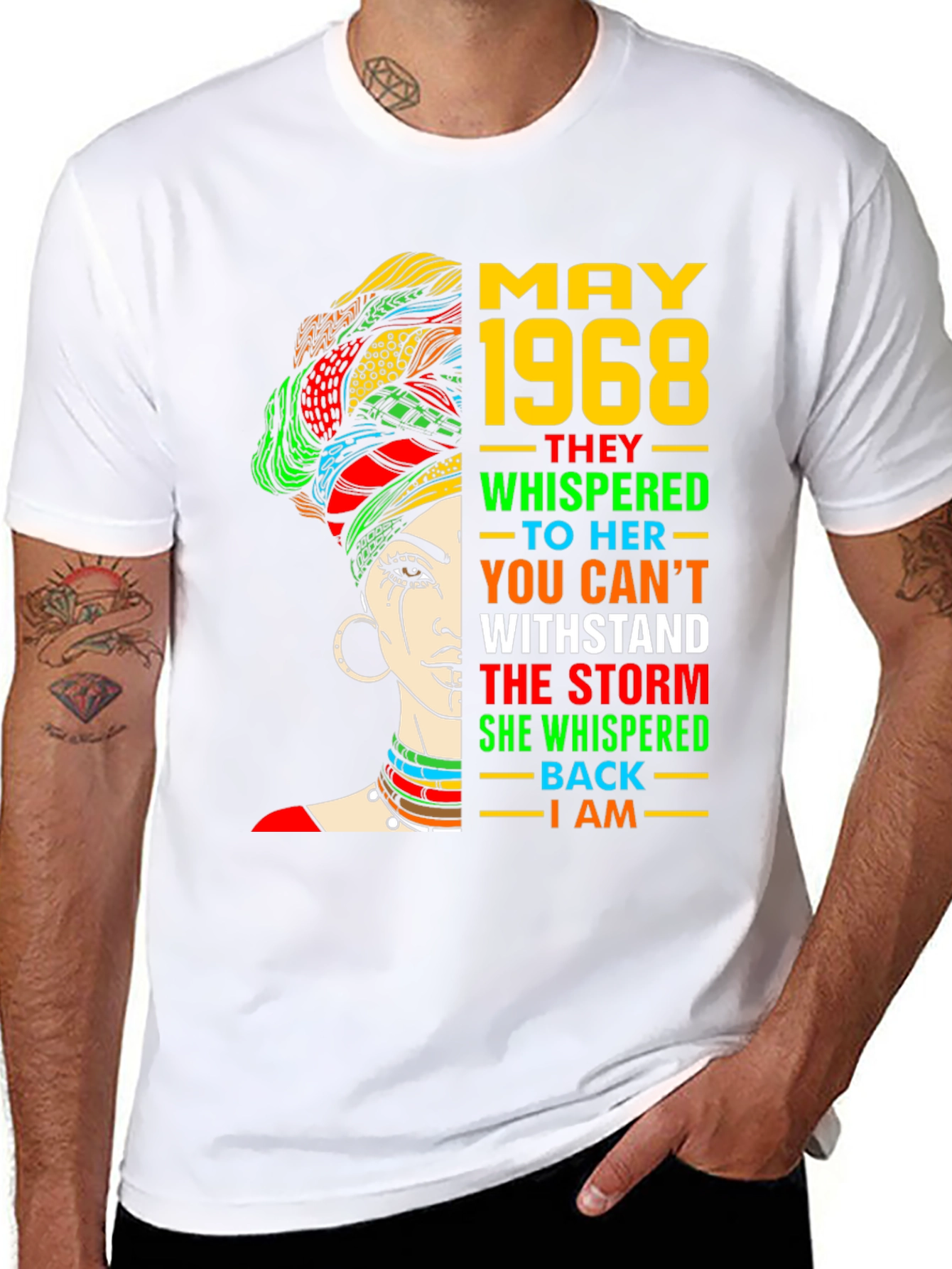 May 1968 Black Woman T-Shirt