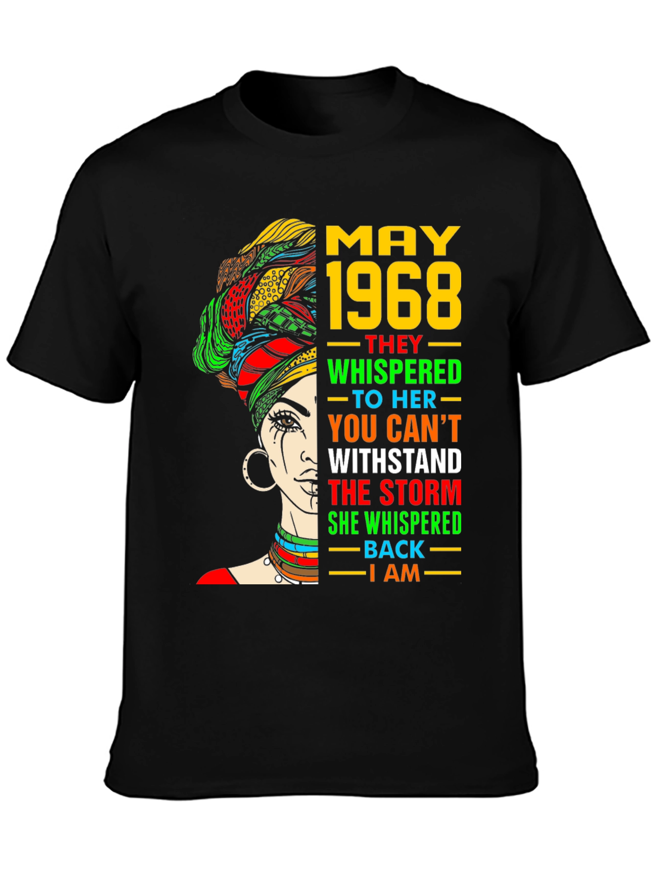 May 1968 Black Woman T-Shirt