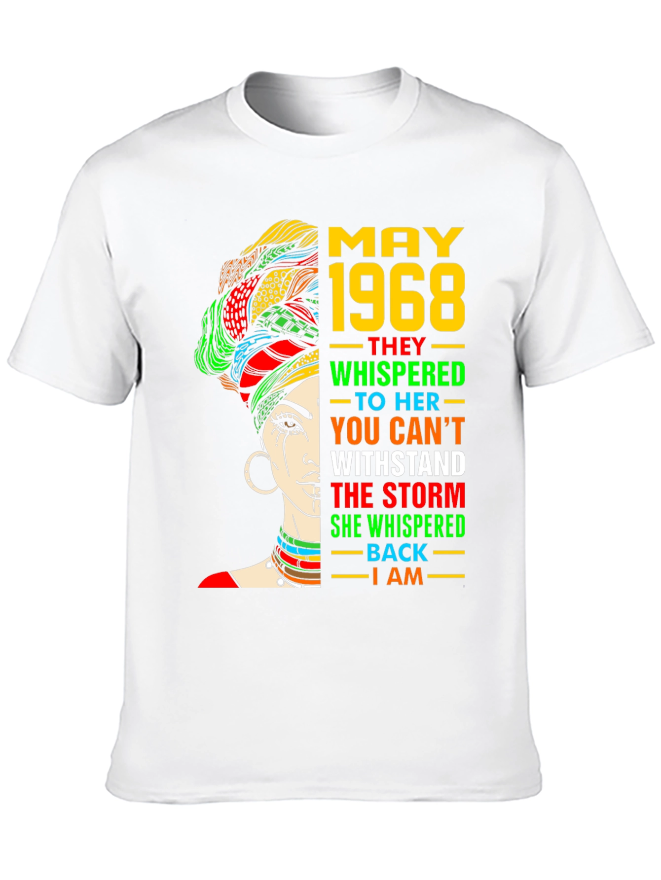 May 1968 Black Woman T-Shirt