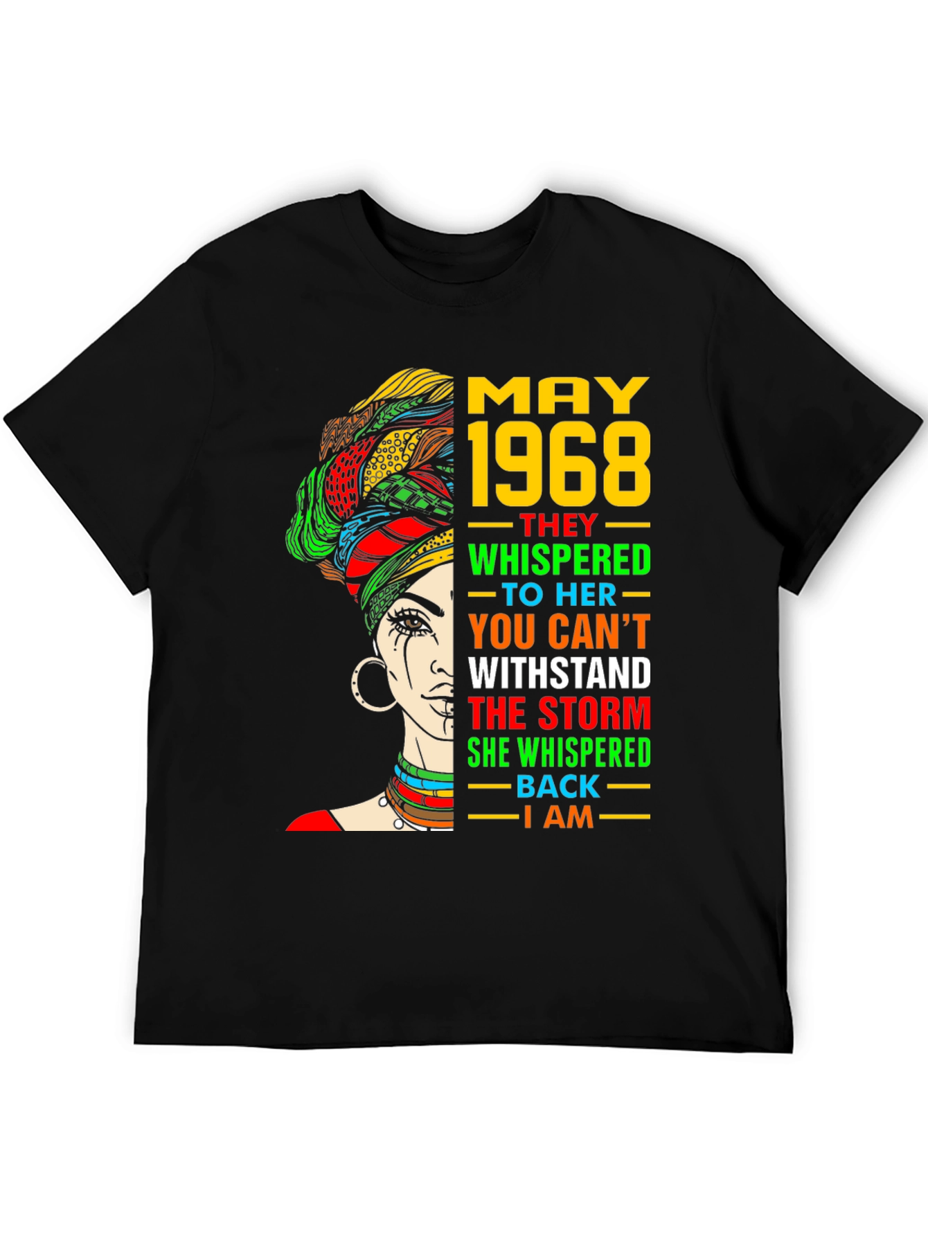 May 1968 Black Woman T-Shirt