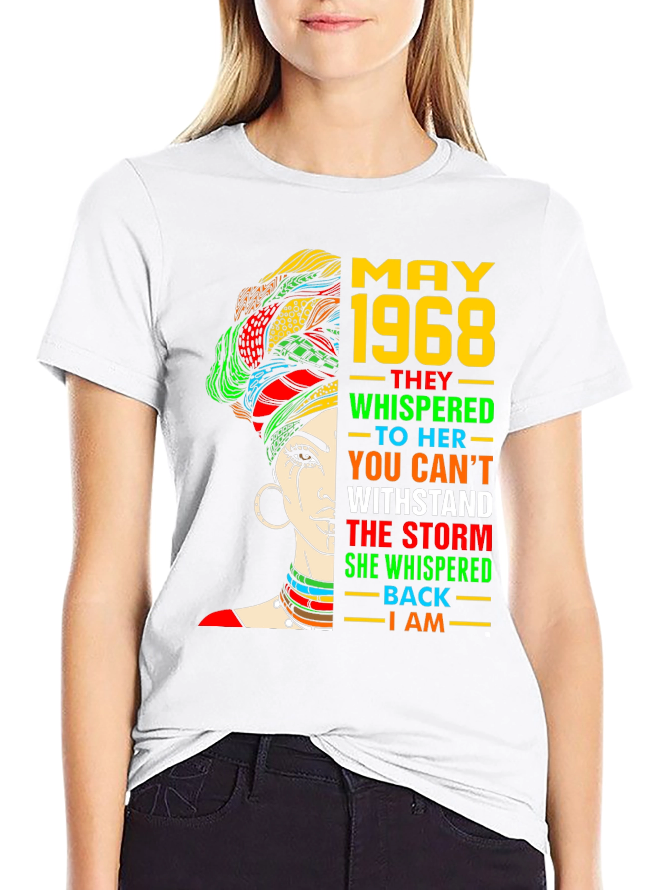 May 1968 Black Woman T-Shirt