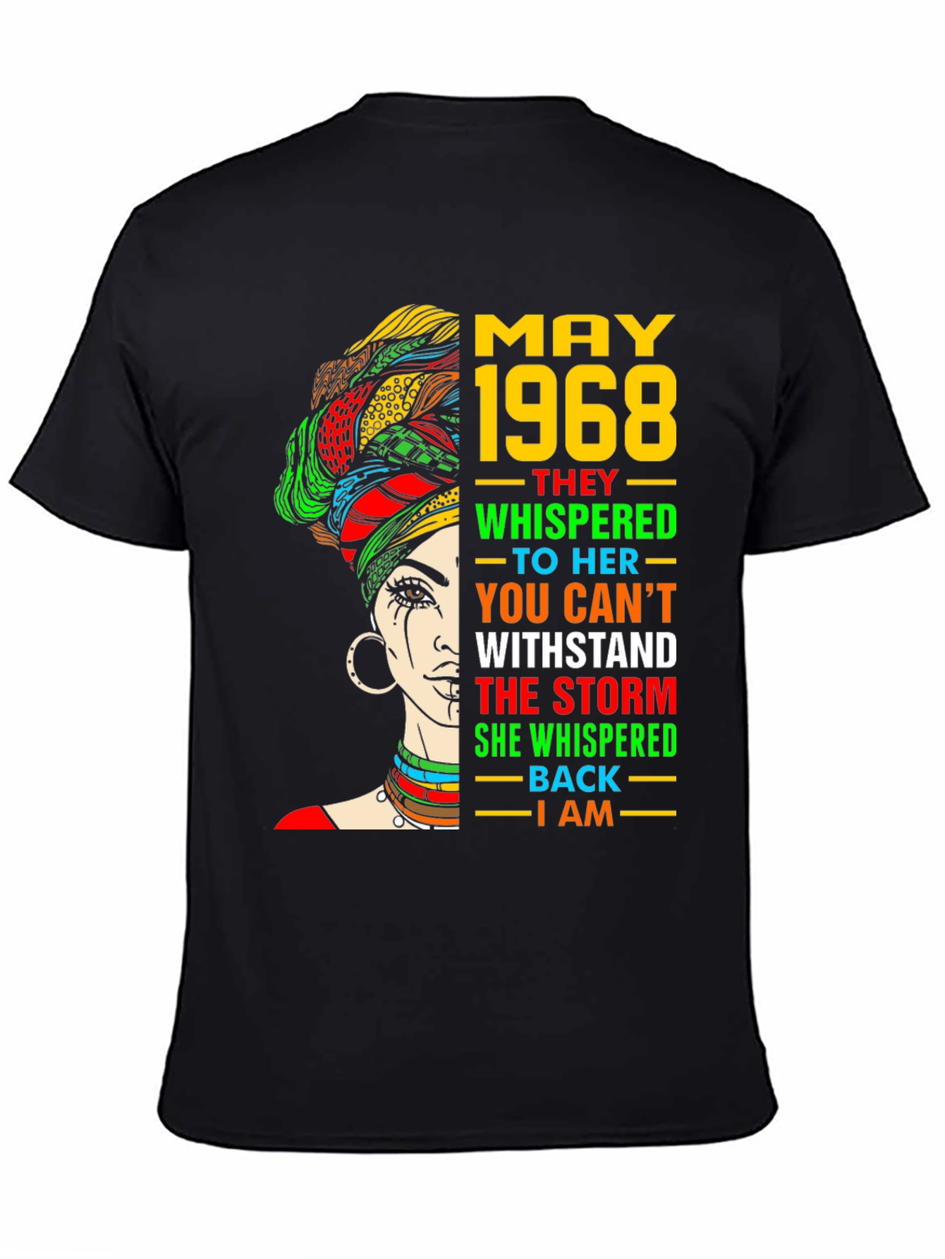 May 1968 Black Woman T-Shirt