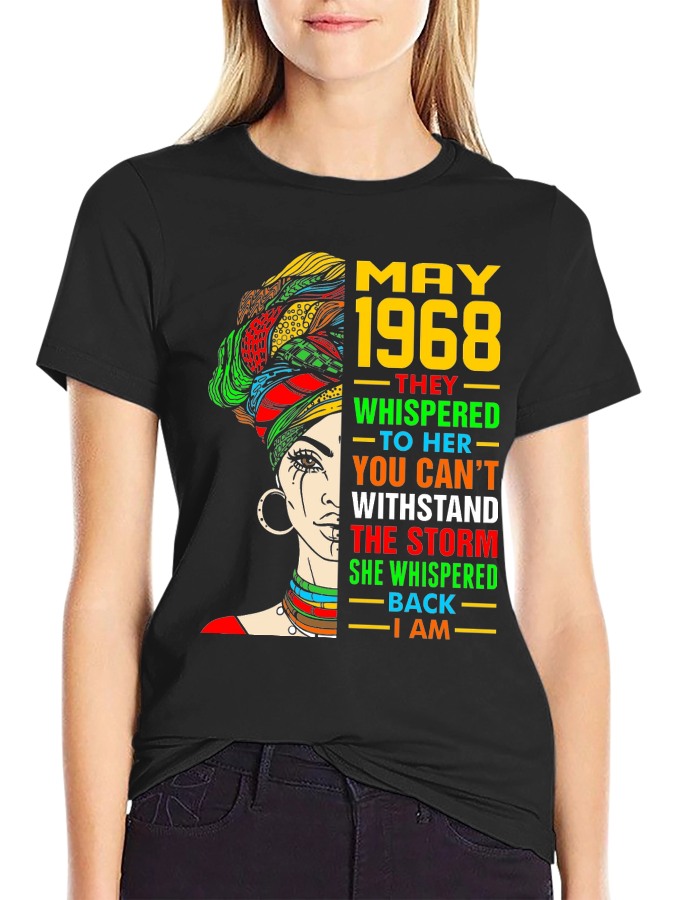 May 1968 Black Woman T-Shirt