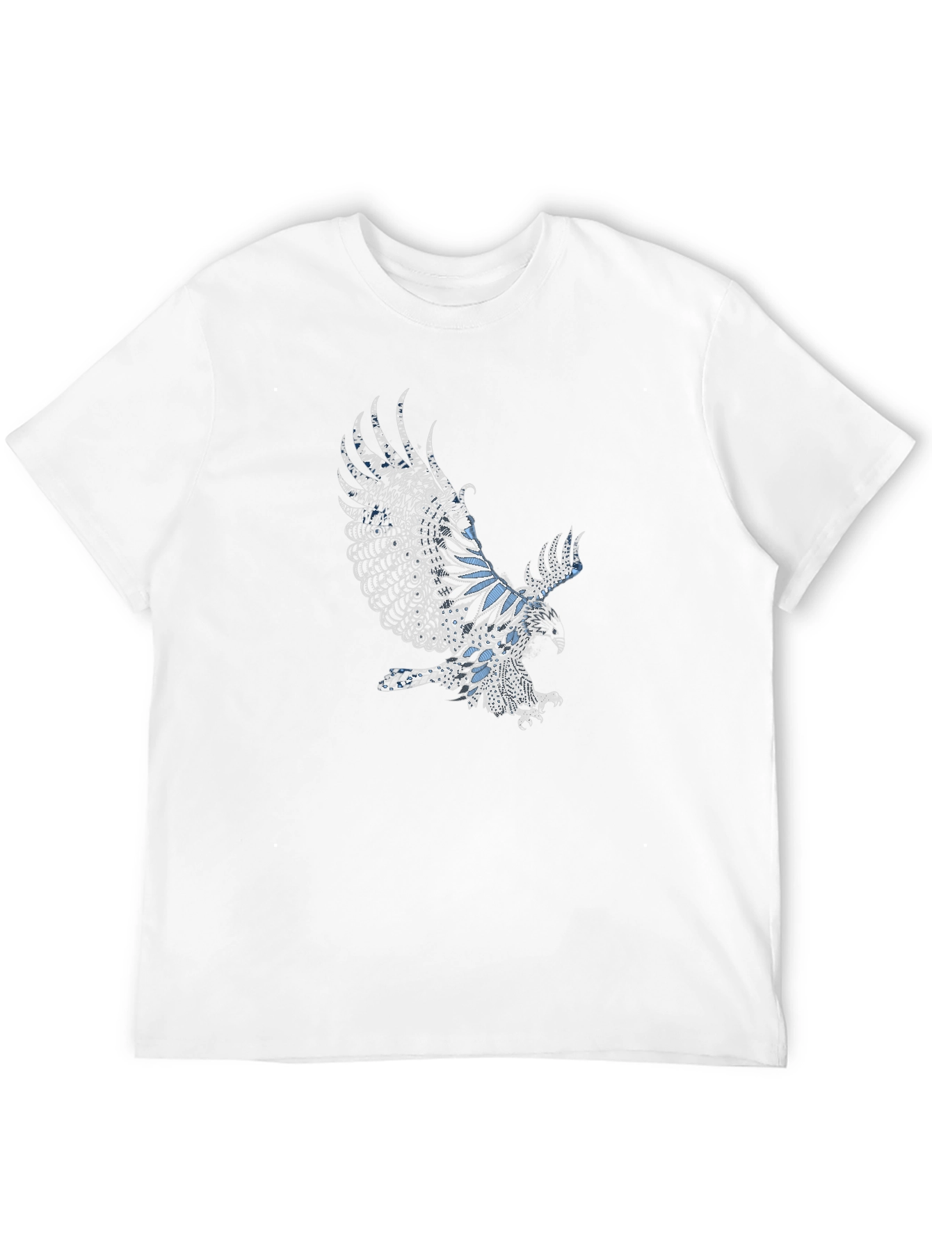 Eagle Print Black Graphic T-Shirt