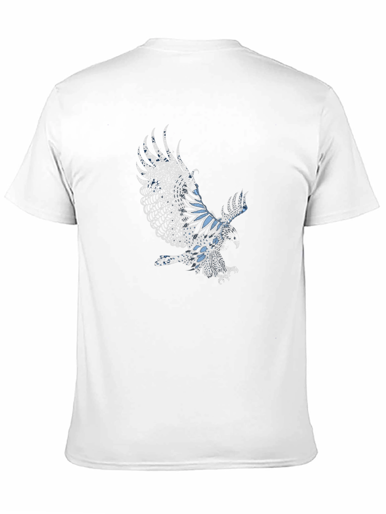 Eagle Print Black Graphic T-Shirt