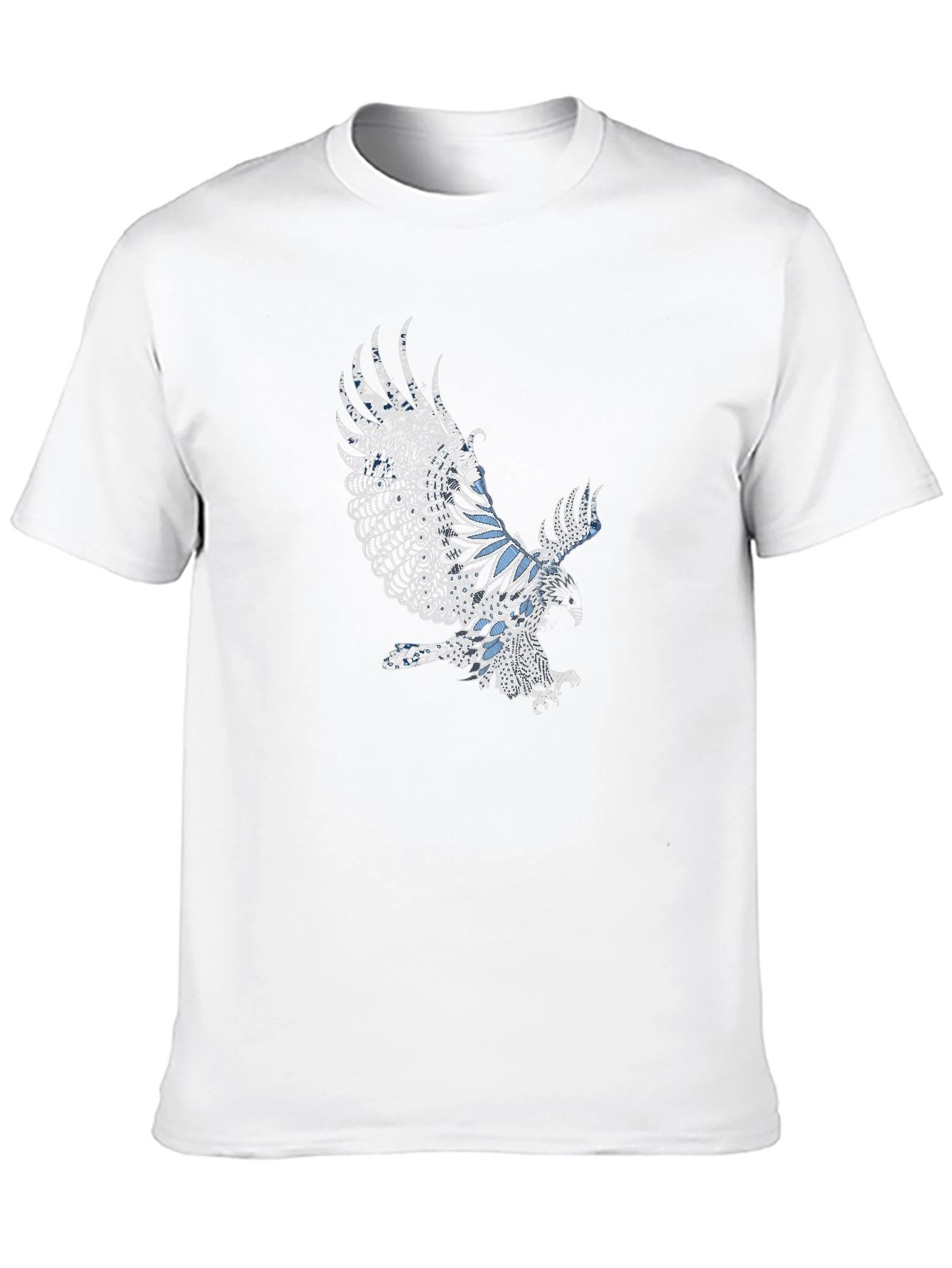 Eagle Print Black Graphic T-Shirt
