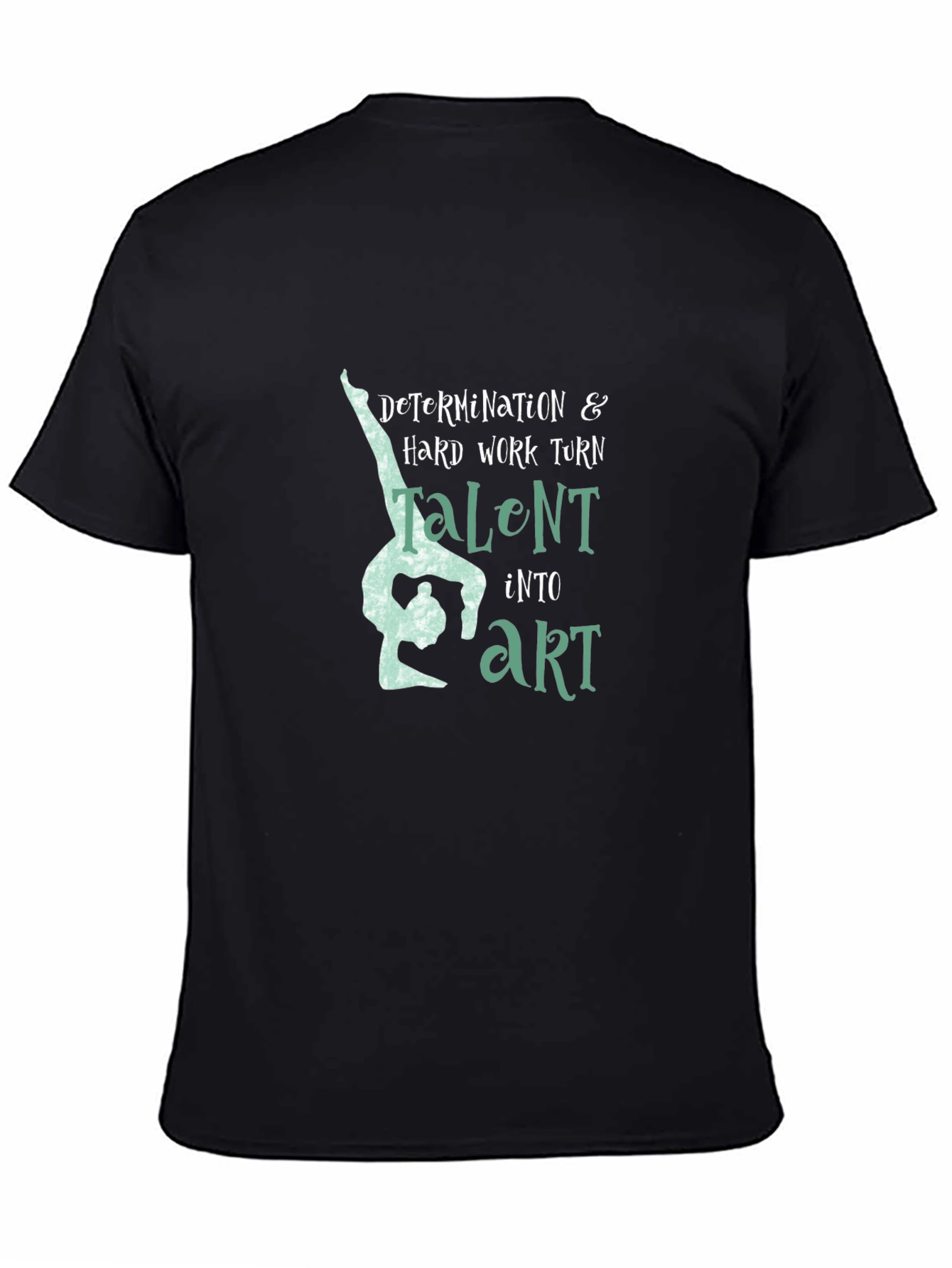 Determination & Talent Gymnast Black T-Shirt