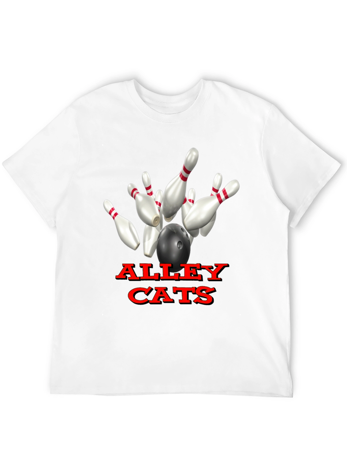 Alley Cats Bowling T-Shirt Unique Design
